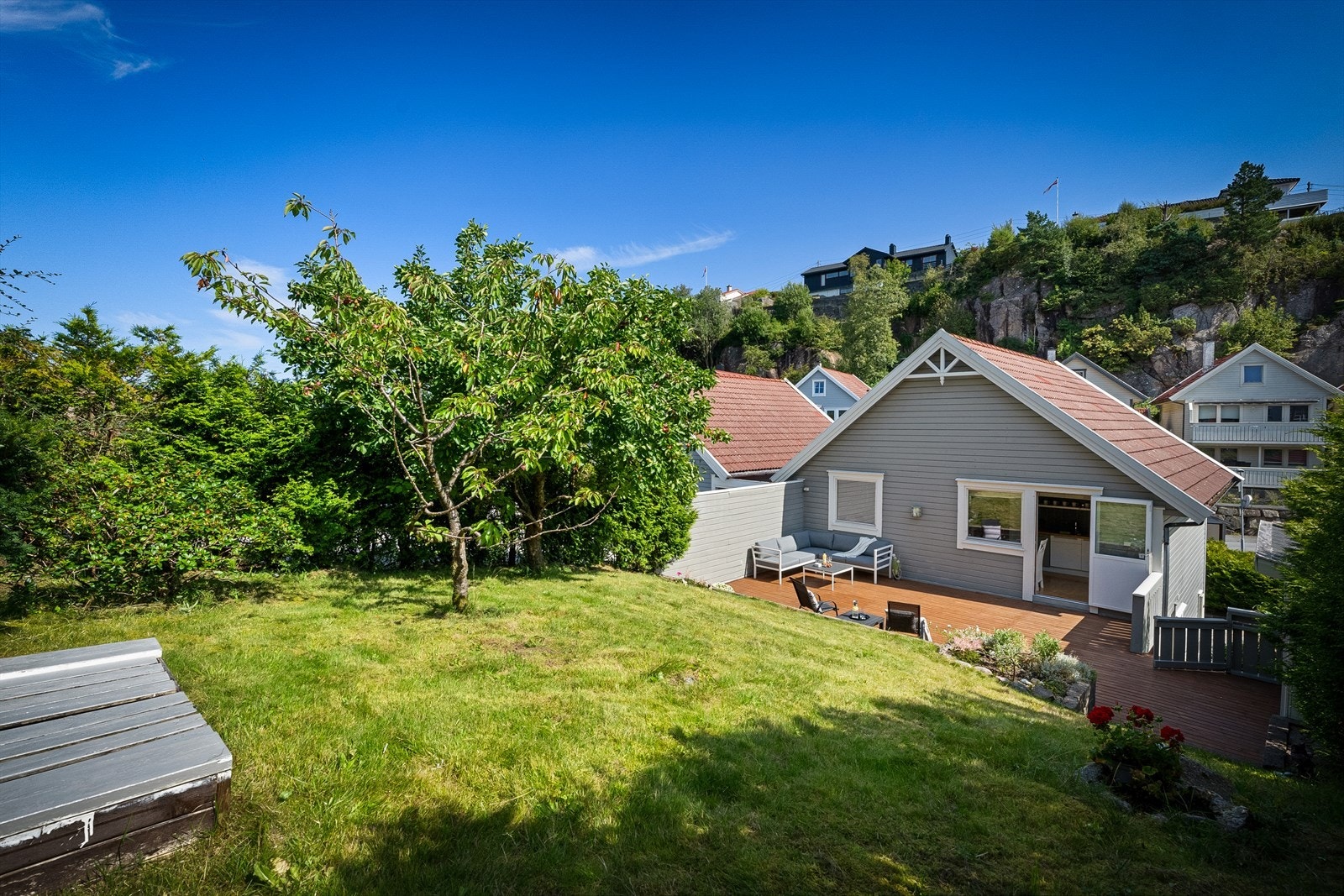 Her kan fine vår- og sommerdager nytes. Galleribilde