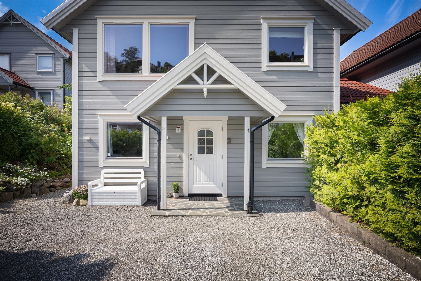 Koselig inngangsparti. Galleribilde