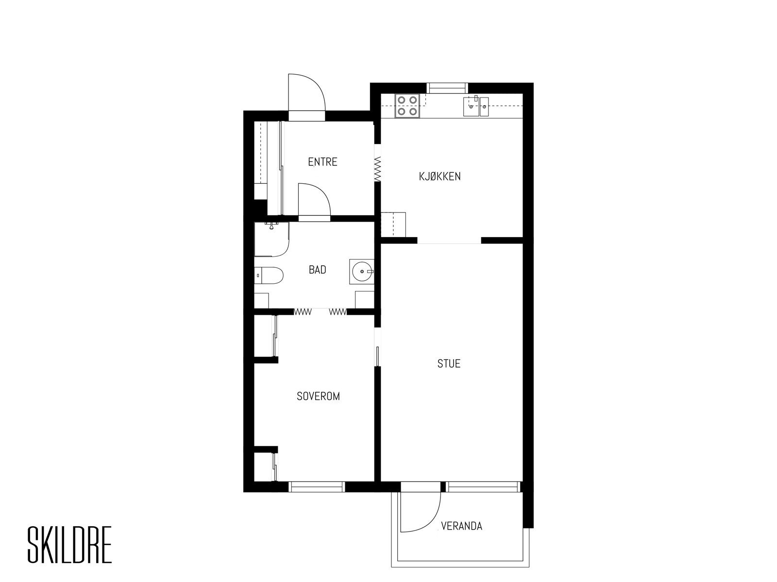 Plantegning Galleribilde