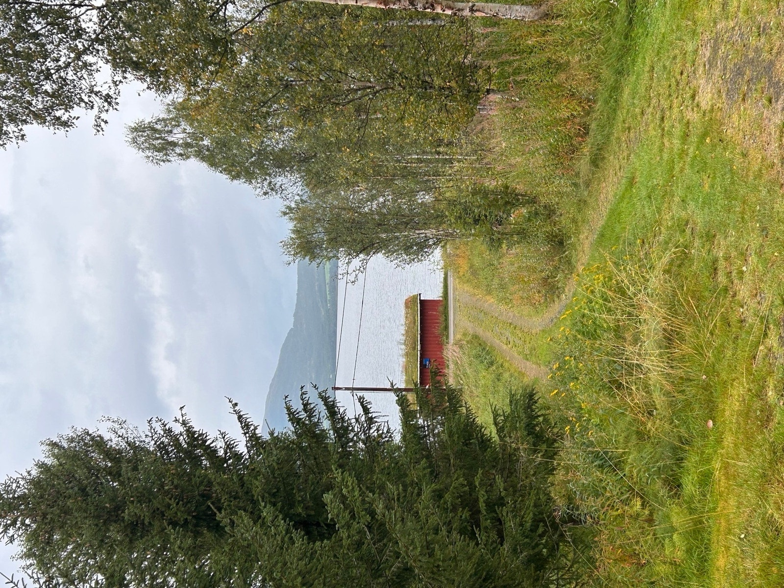 Adkomst opp til hytta Galleribilde