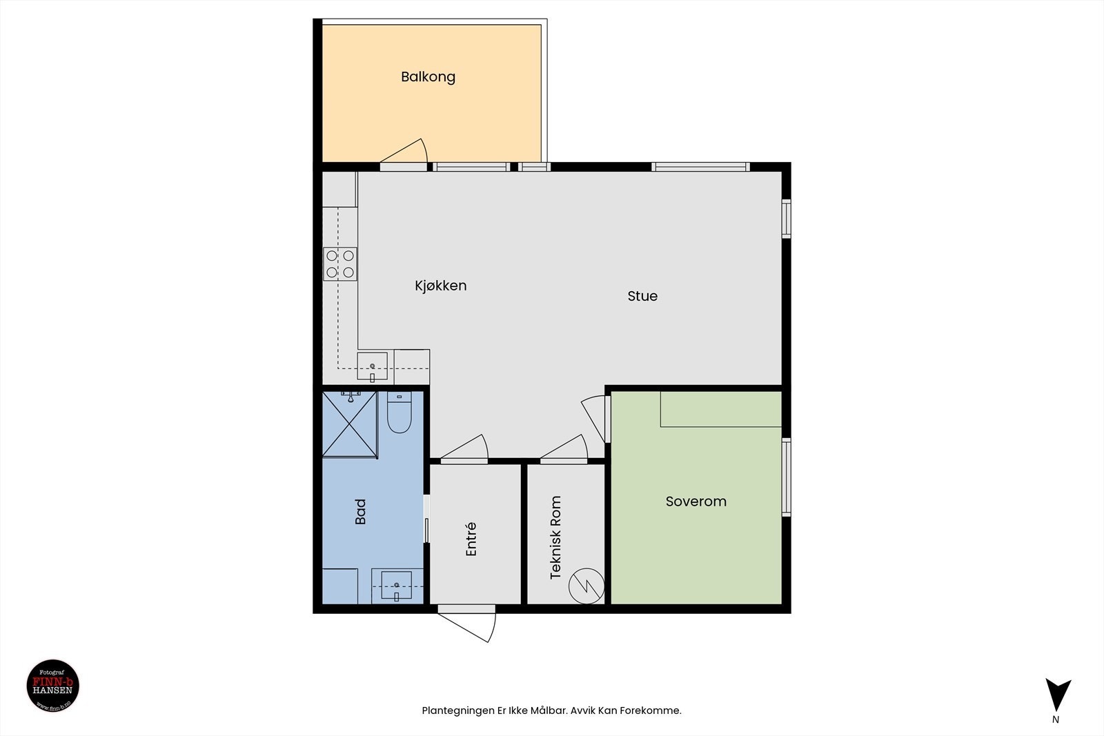 Plantegning - 2. etg. Galleribilde