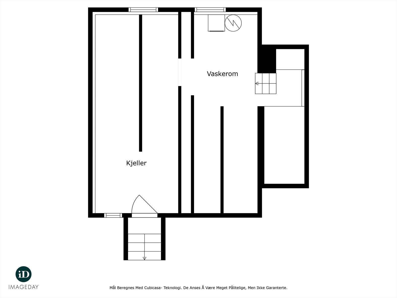Plantegning underetasje. Galleribilde