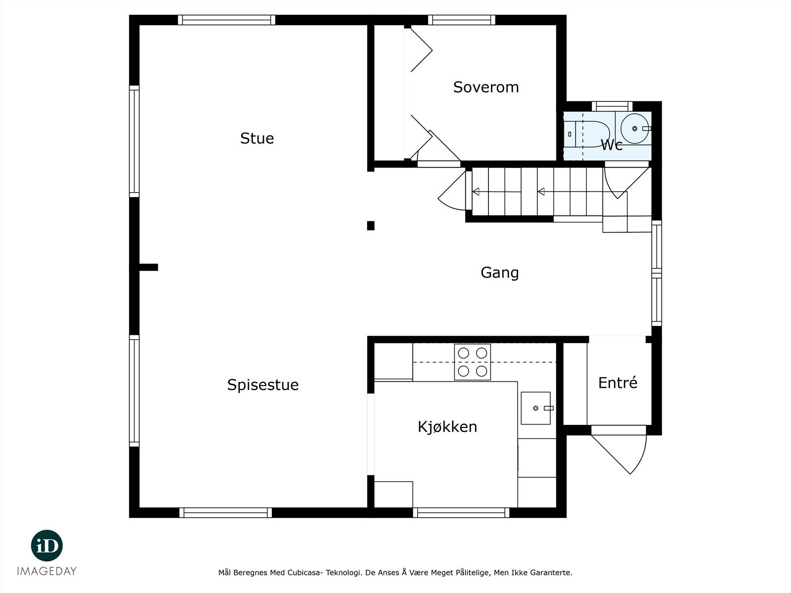 Plantegning hovedetasje Galleribilde