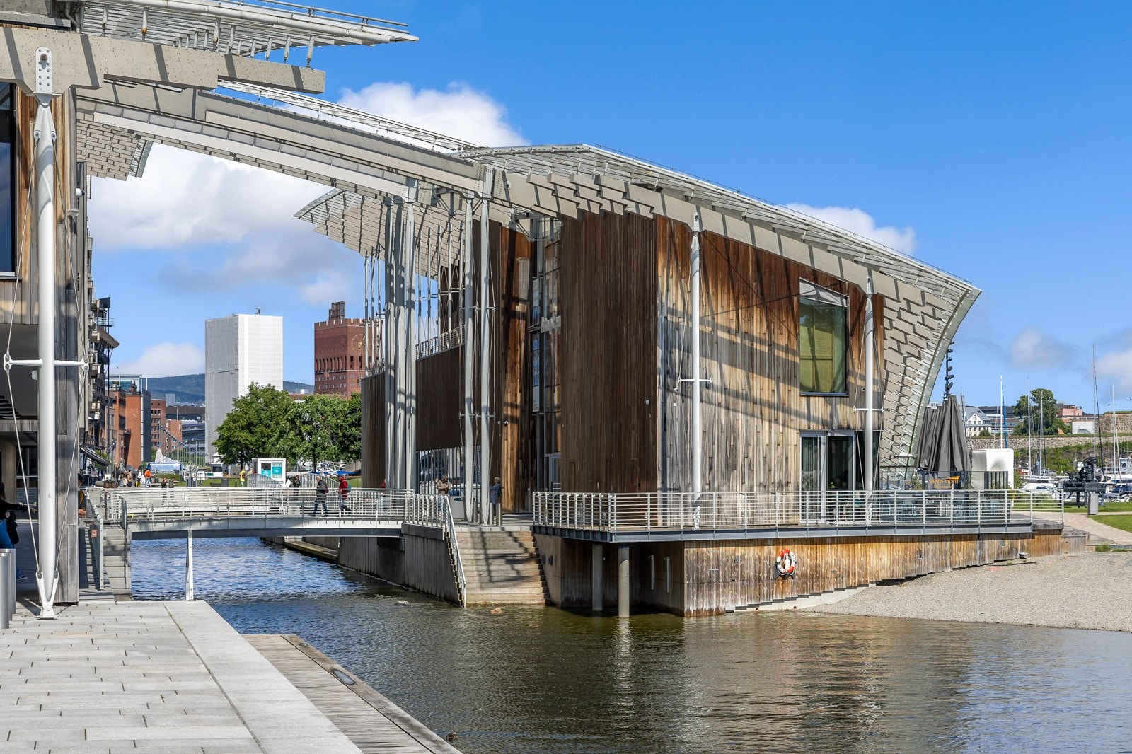 Kort vei til Tjuvholmen bystrand. Galleribilde
