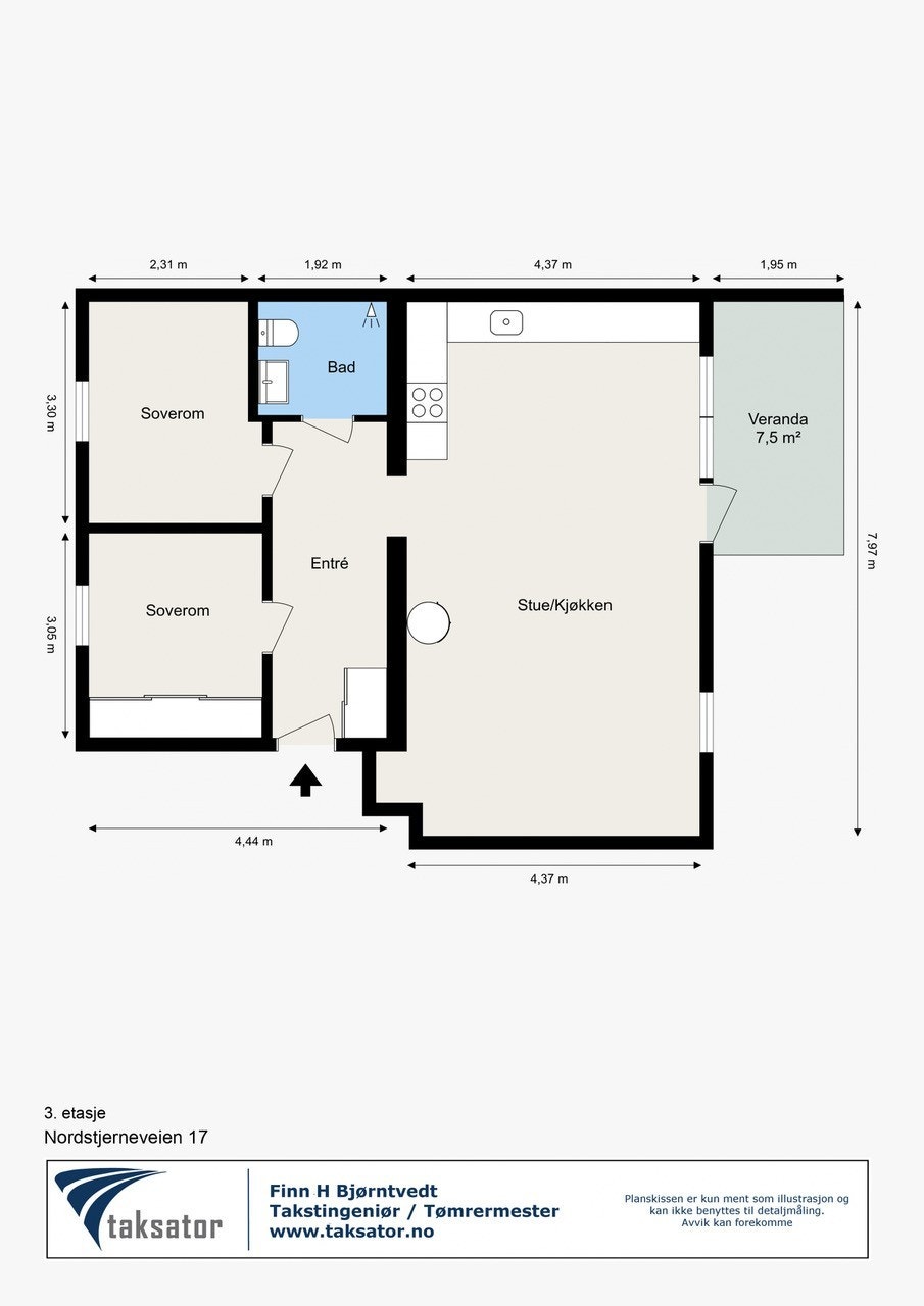 Plantegning Galleribilde