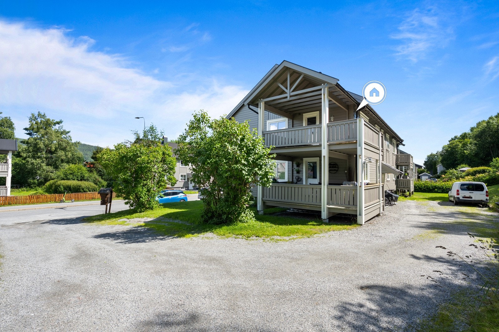 Leiligheten ligger i 2. etasje. Galleribilde