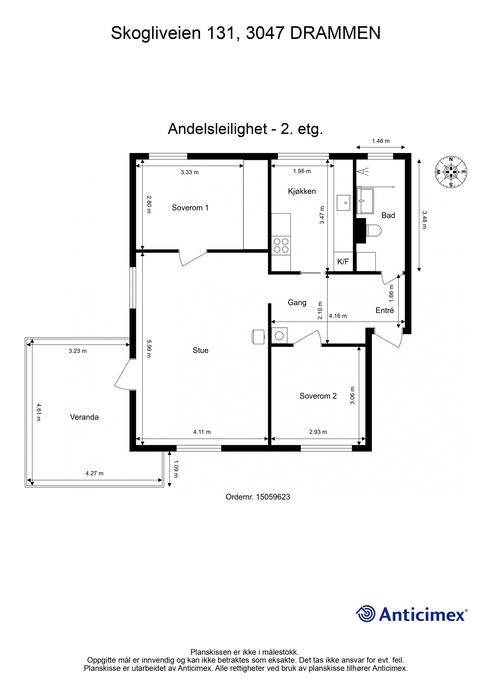 Plantegning Galleribilde