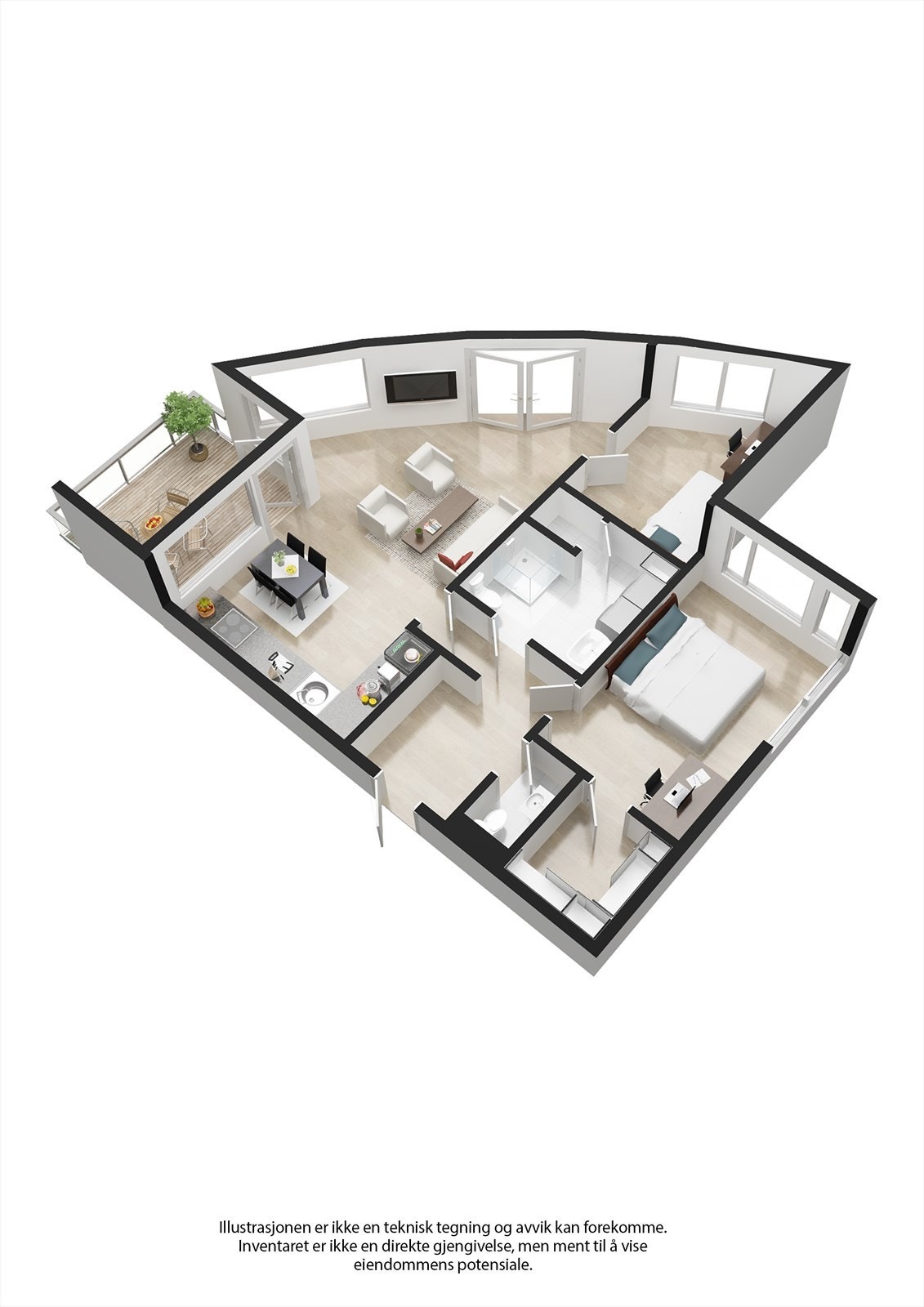 Plantegning Galleribilde