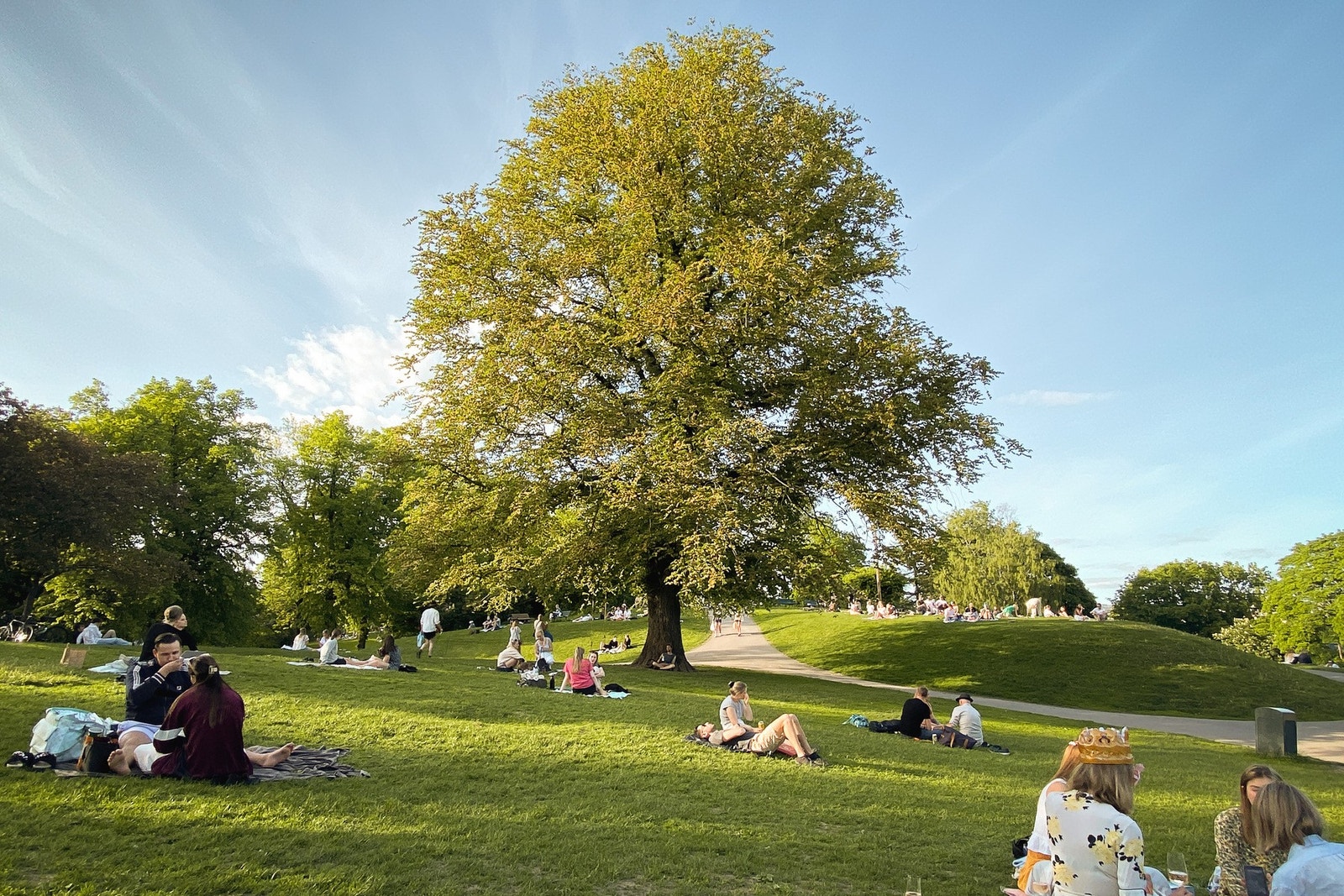 Inngangen til vakre Stensparken ligger ved passasjen ved Stensgata 2, kun 50 meter ovenfor leiligheten. Om sommeren blir parken et naturlig sted for grilling og avslapning. Galleribilde
