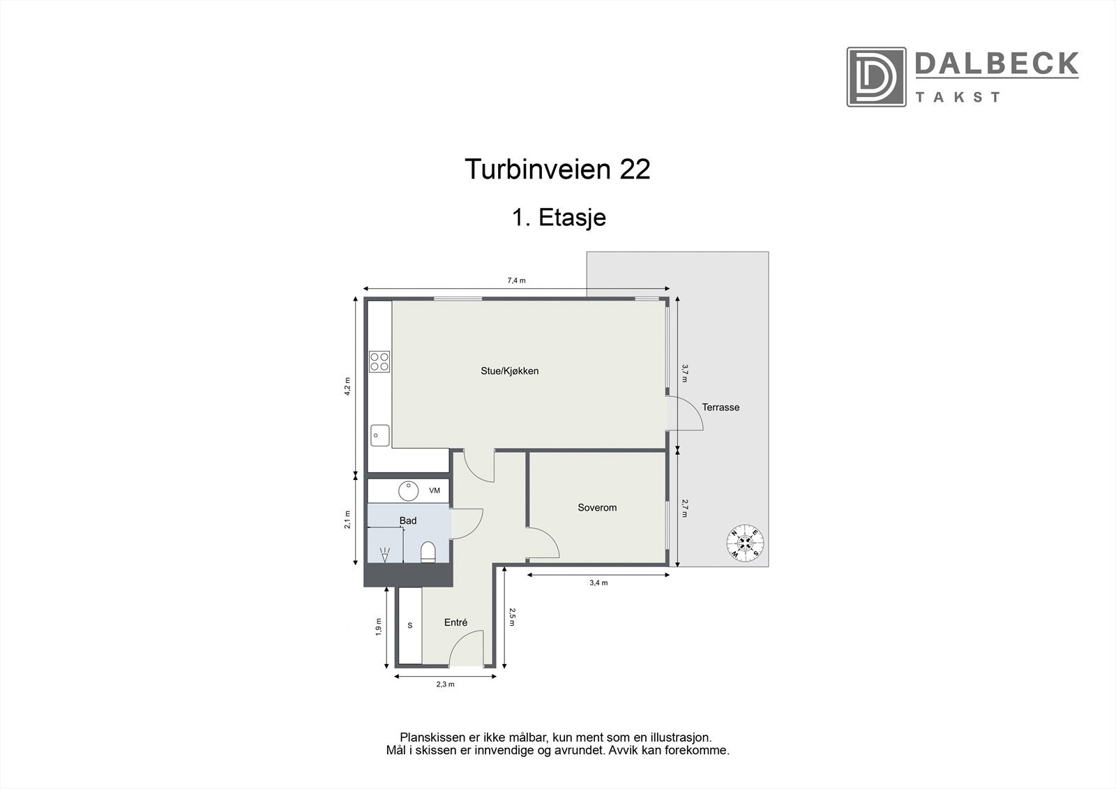 Plantegning Galleribilde