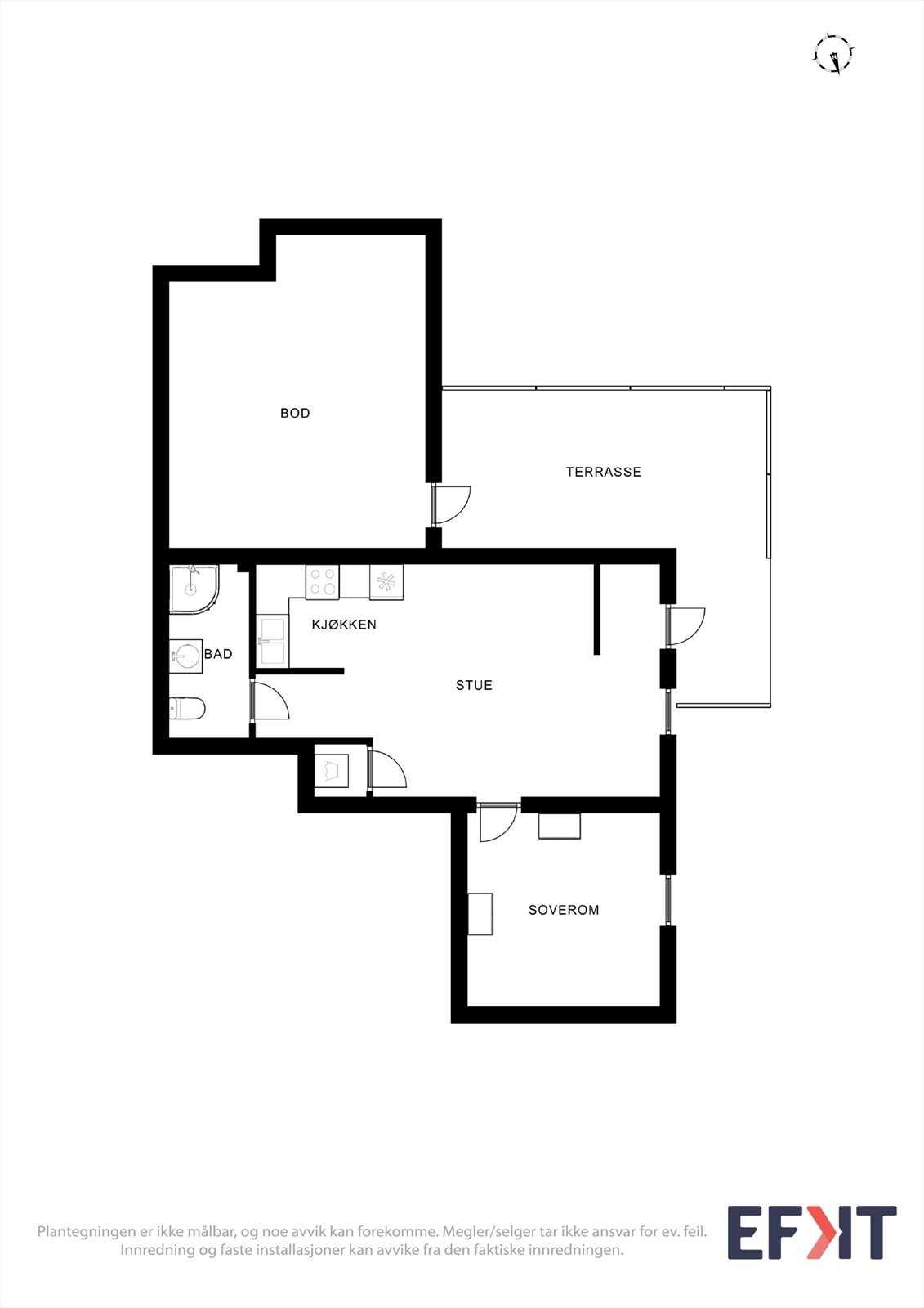 Plantegning kjeller. Galleribilde