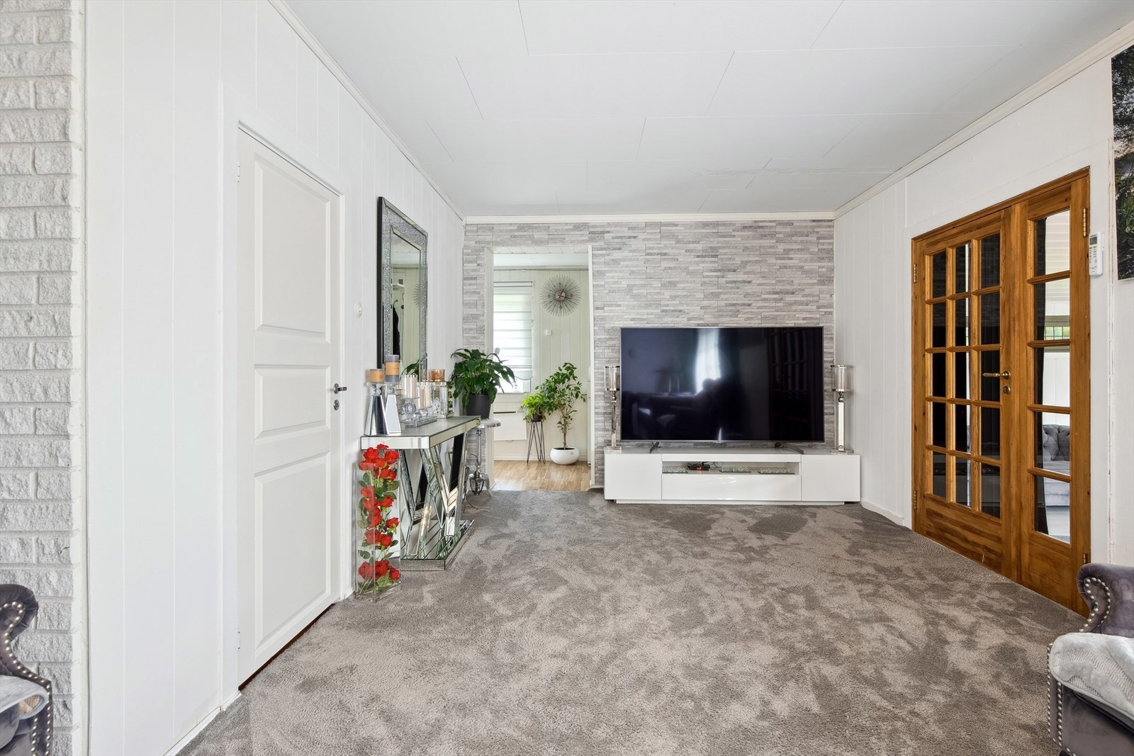 Vinkelstuen har gode innredningsmuligheter. Galleribilde