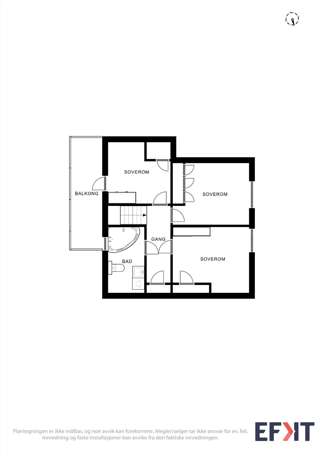 Plantegning 2. etasje. Galleribilde