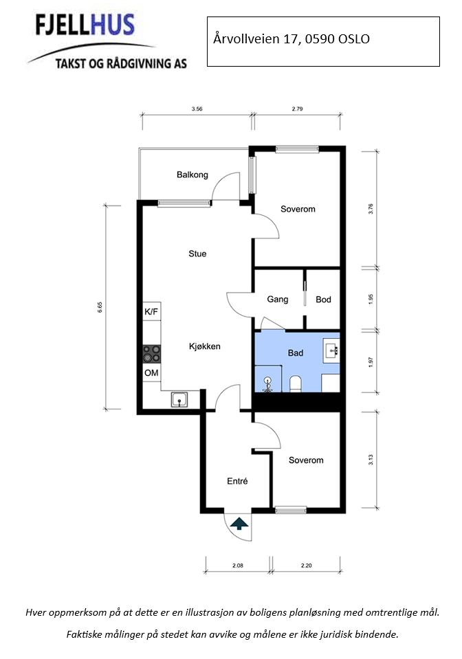Plantegning Galleribilde