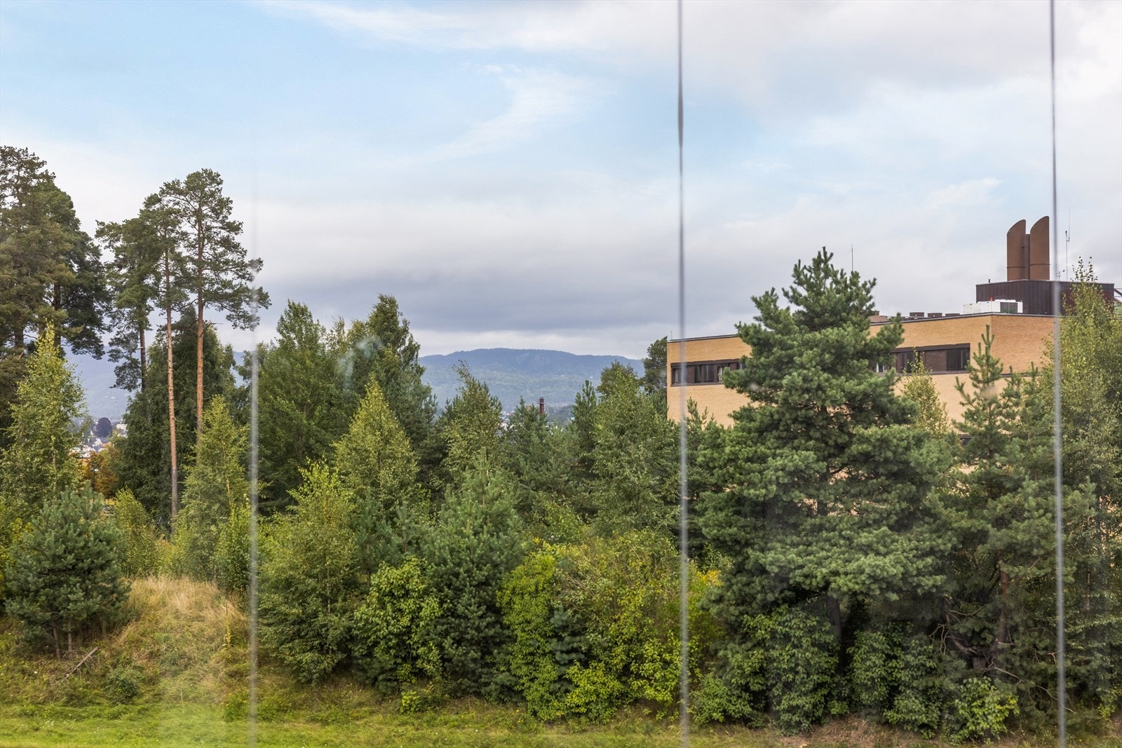 Utsikt fra balkong Galleribilde