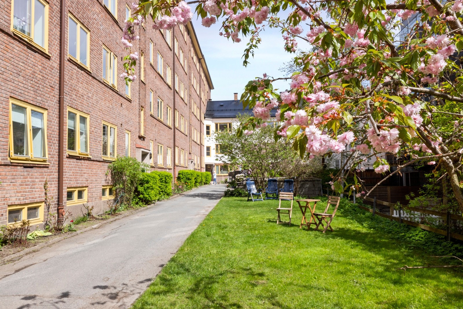 Områdebilde av bakgården Galleribilde