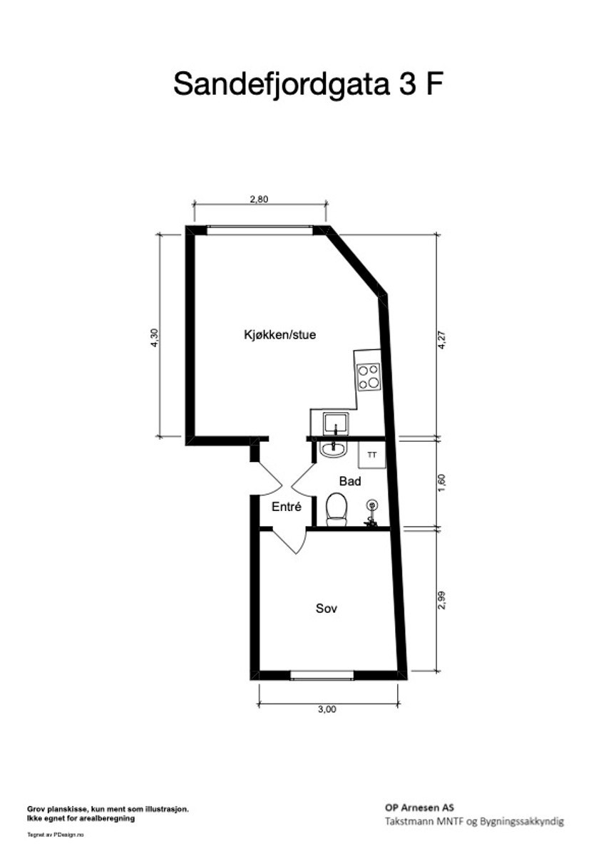 Meget fin planløsning. Galleribilde