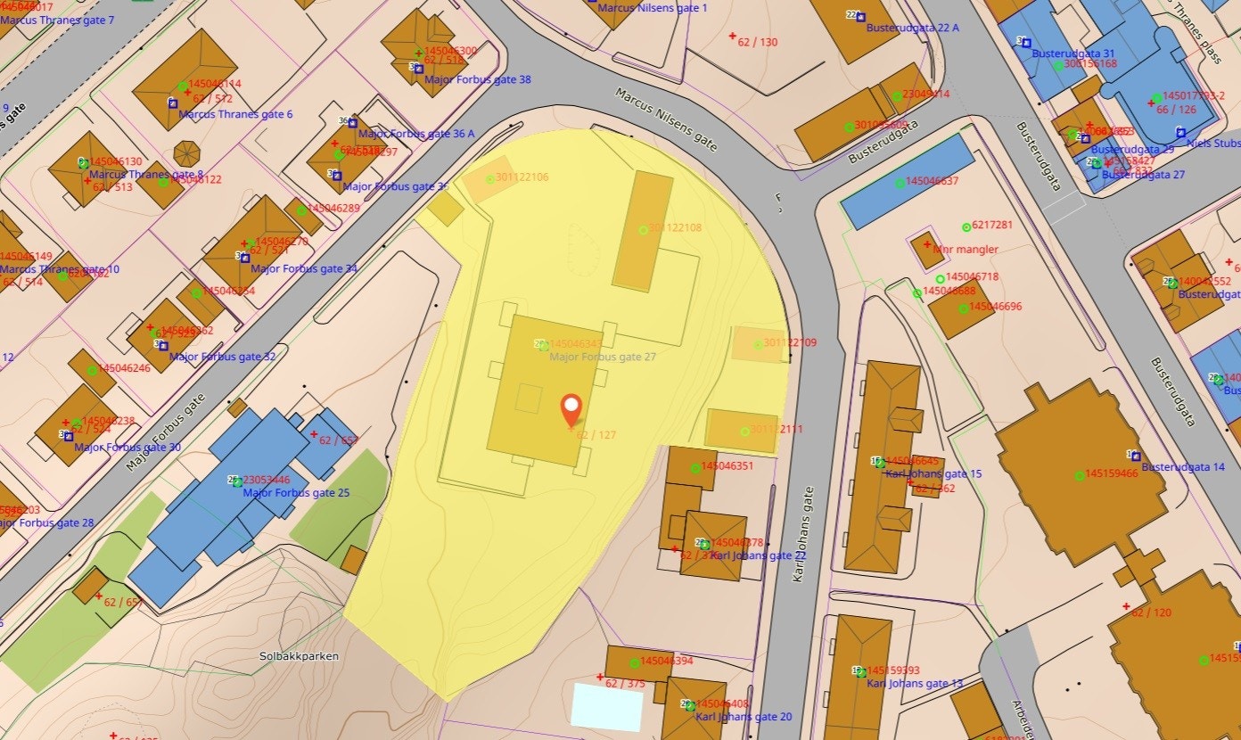 Tomtekart Galleribilde