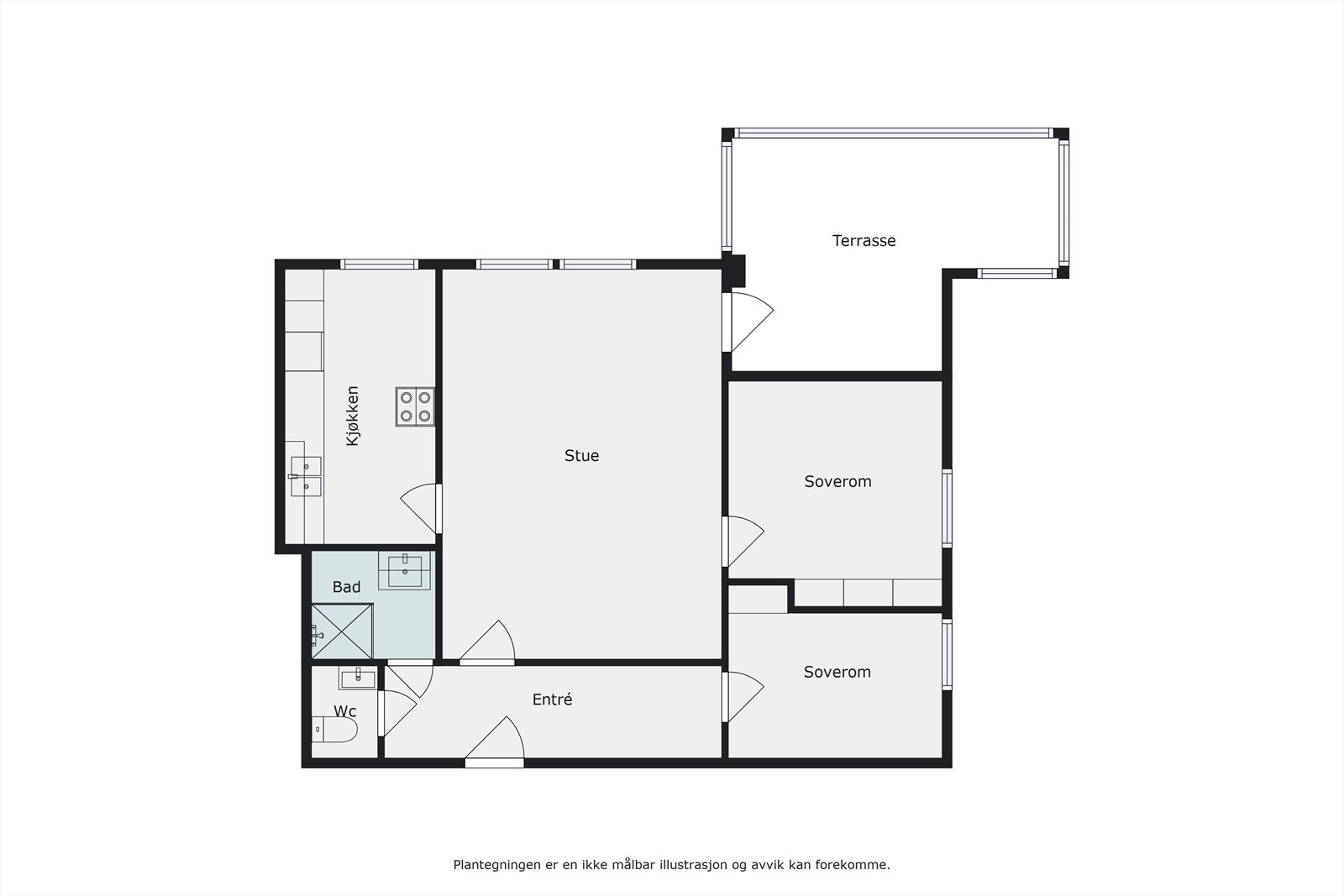 Plantegning Galleribilde