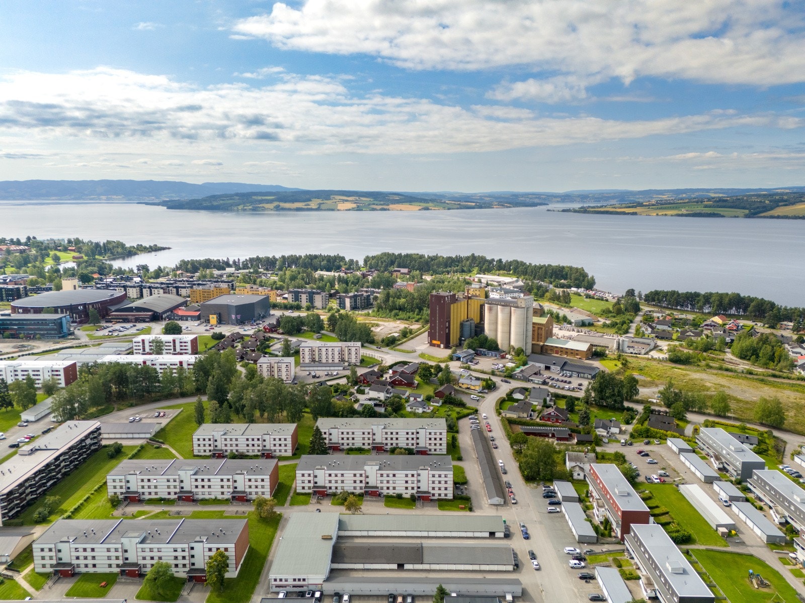 Dronefoto Galleribilde