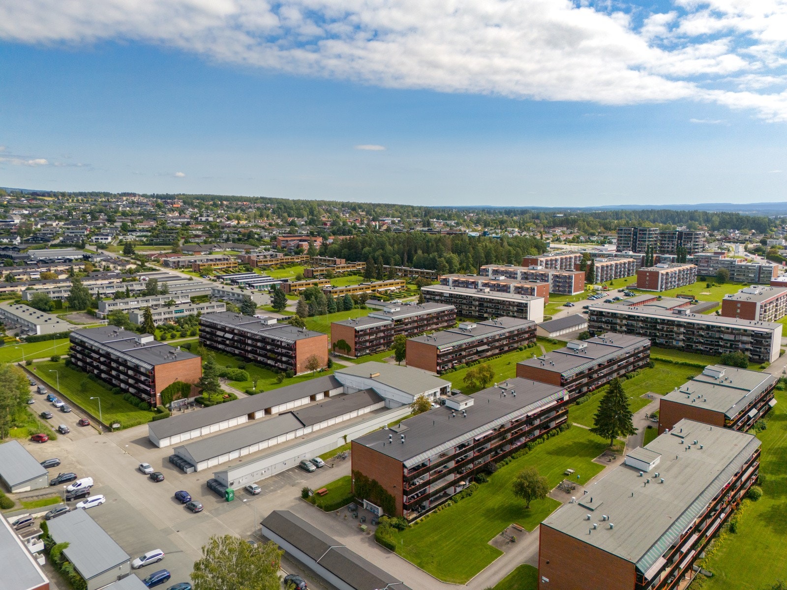 Dronefoto Galleribilde