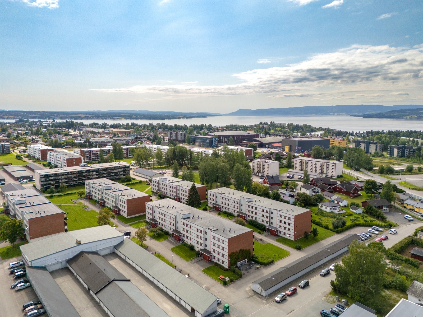 Dronefoto Galleribilde