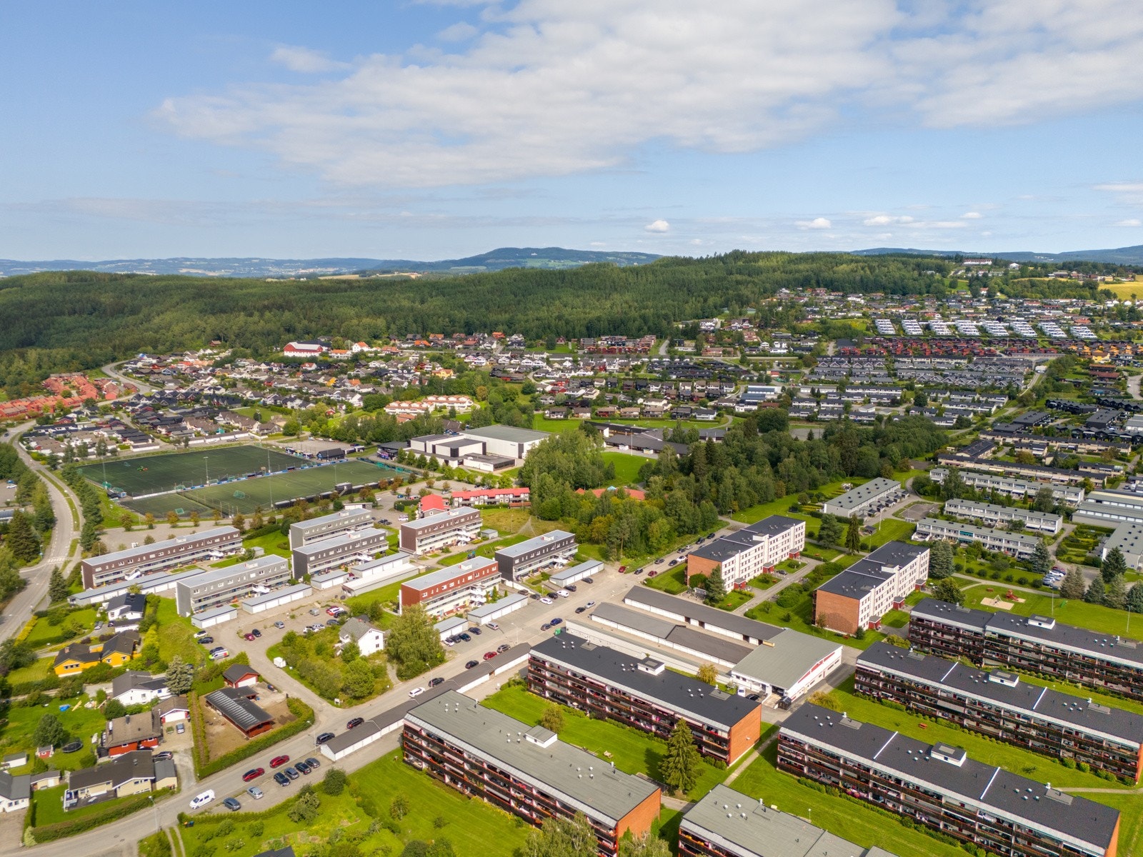 Dronefoto Galleribilde