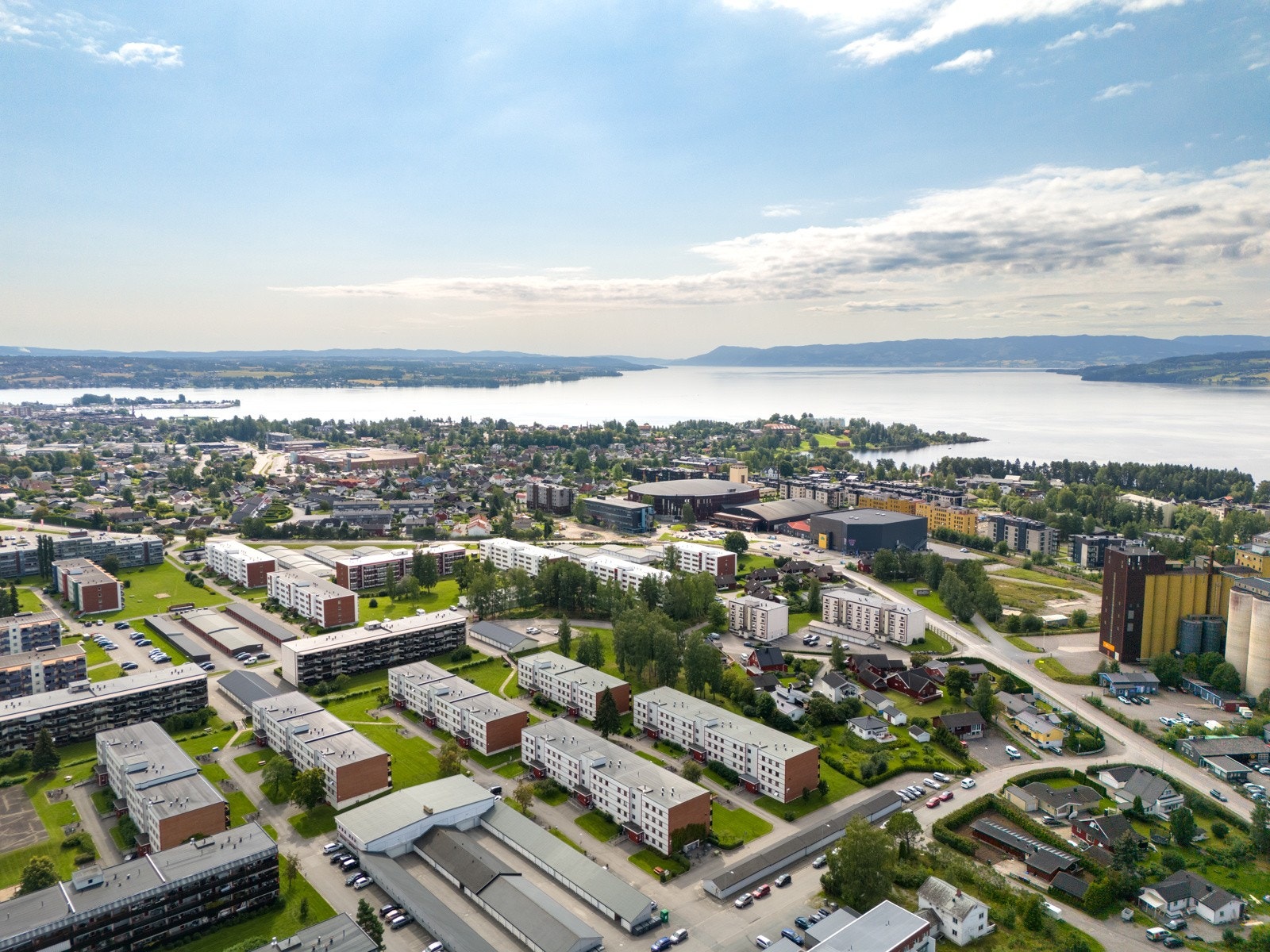 Dronefoto Galleribilde