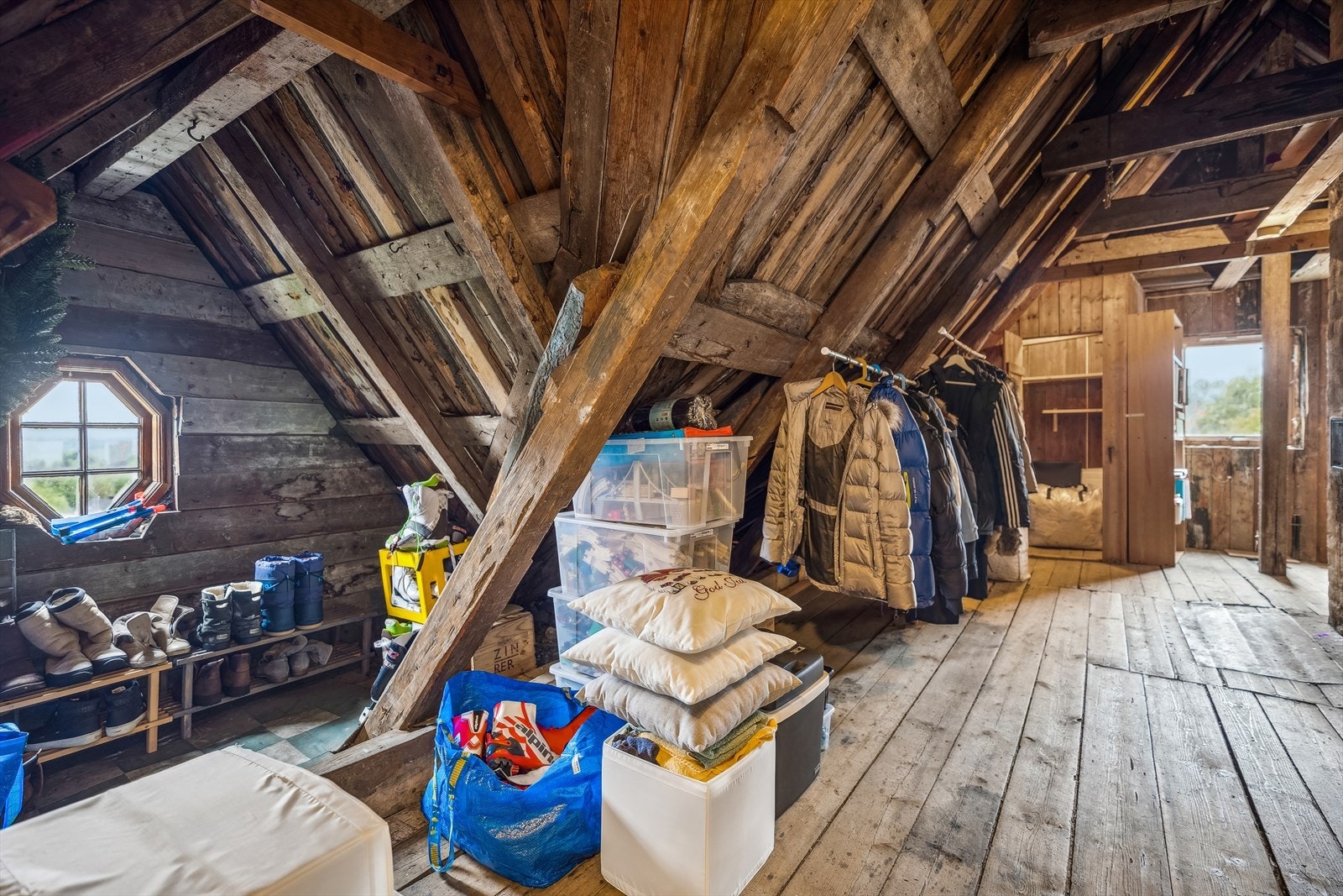 Praktisk loftareal. Galleribilde