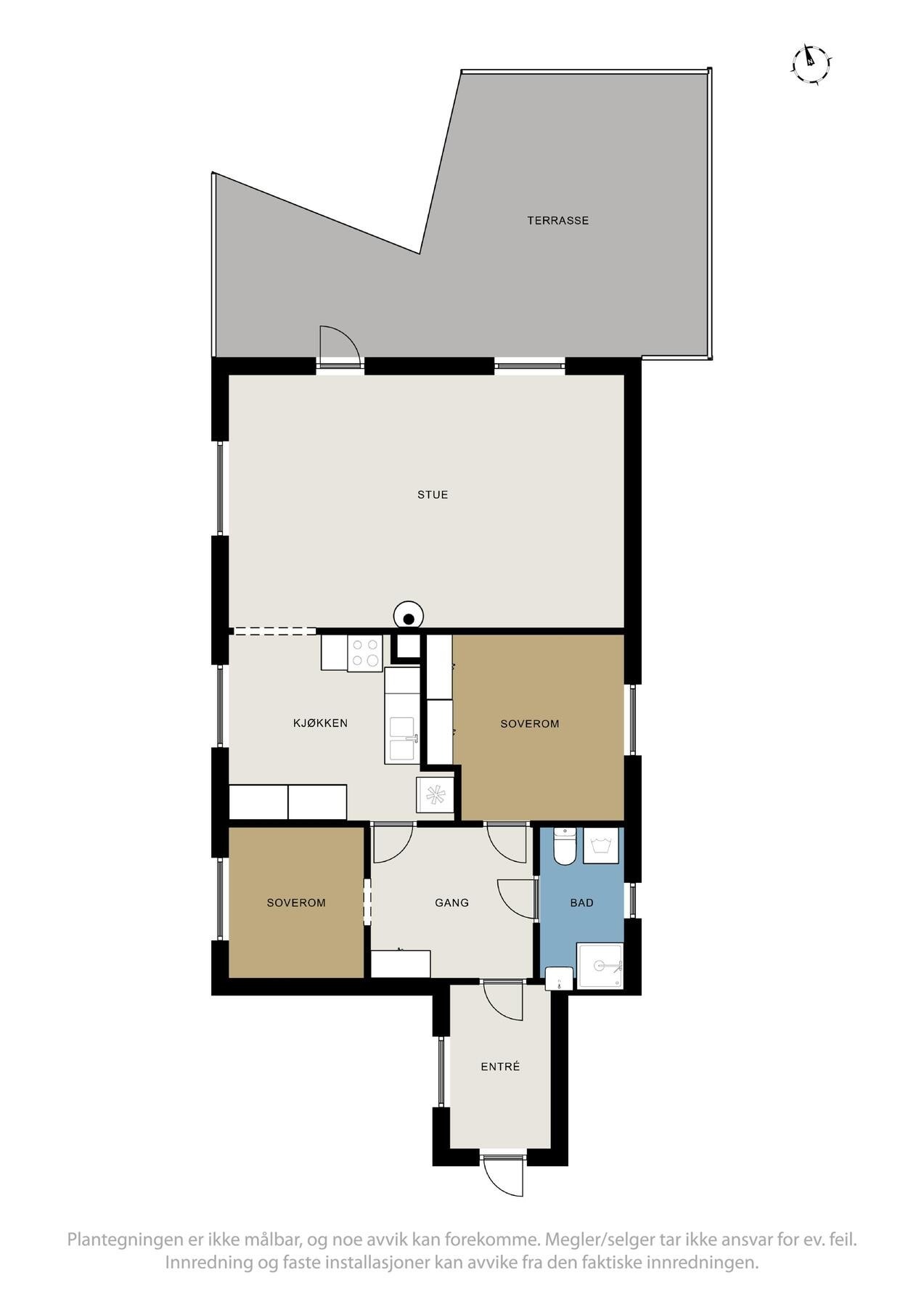 Plantegning Galleribilde