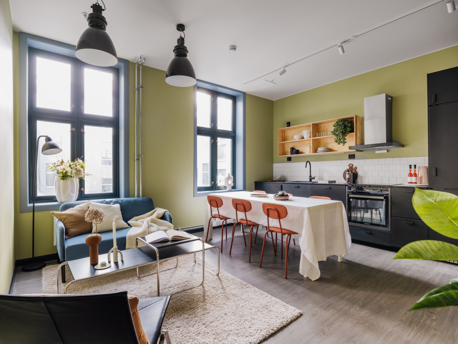 Åpen stue-/kjøkkenløsning Galleribilde