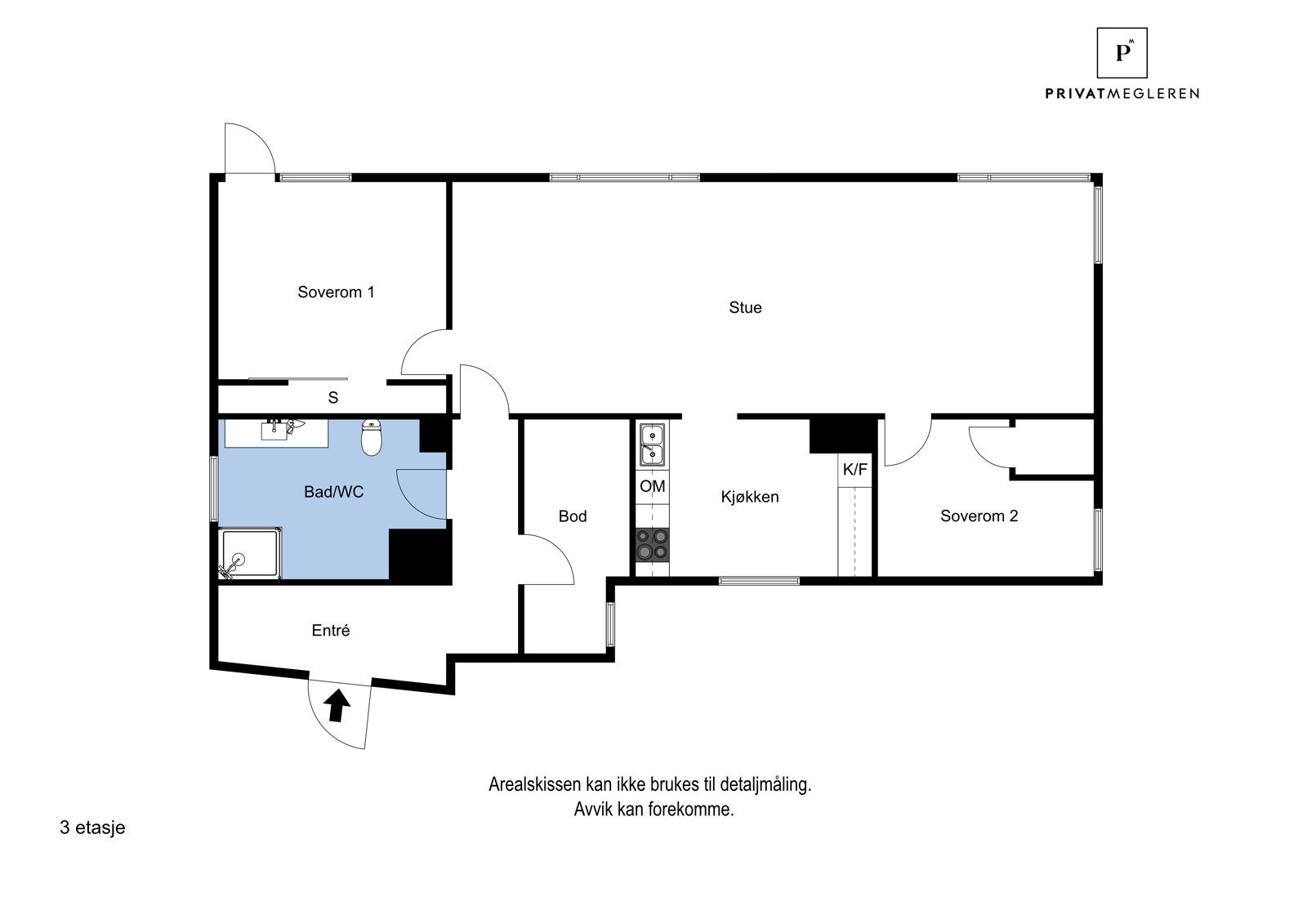 Plantegning 2. etasje Galleribilde