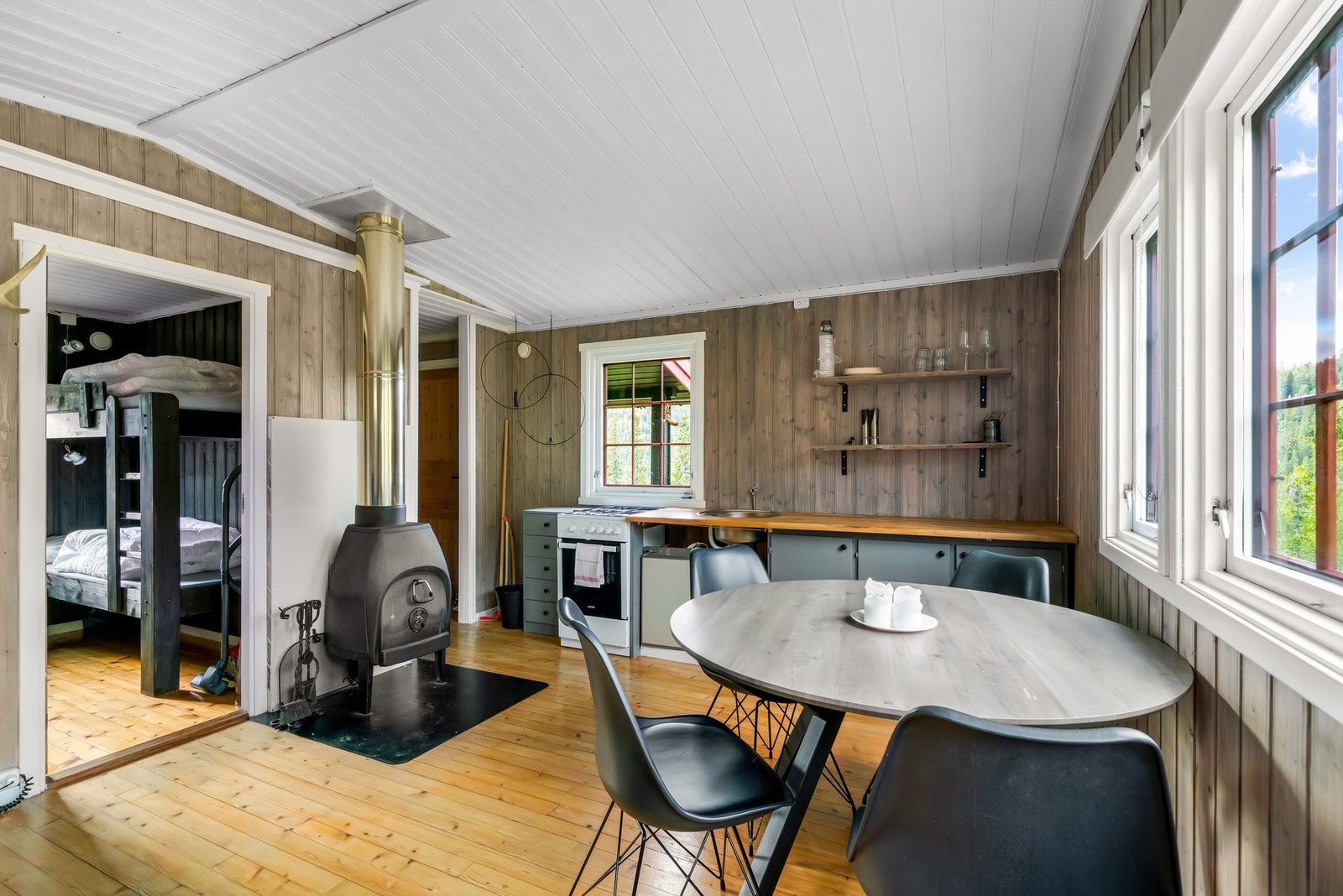 Ovn som varmer godt på kalde dager Galleribilde