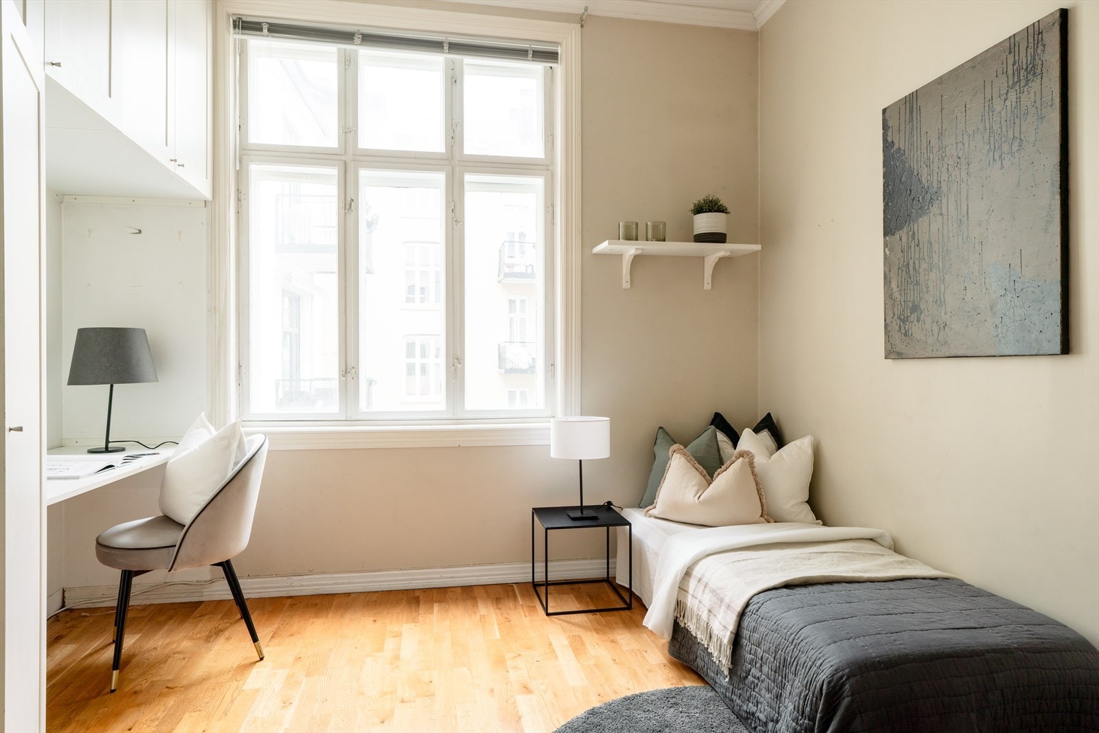 Soverom 2 er et perfekt gjesterom, hjemmekontor eller barnerom. Galleribilde