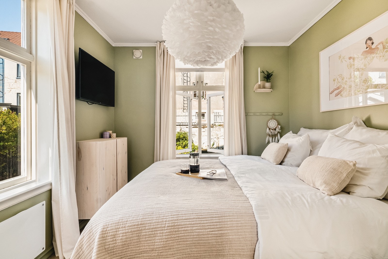 Soverommet måler 11,2 kvadratmeter. Galleribilde