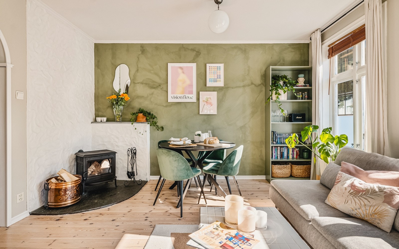 Vedovn som varmer godt på de kaldeste dagene. Galleribilde