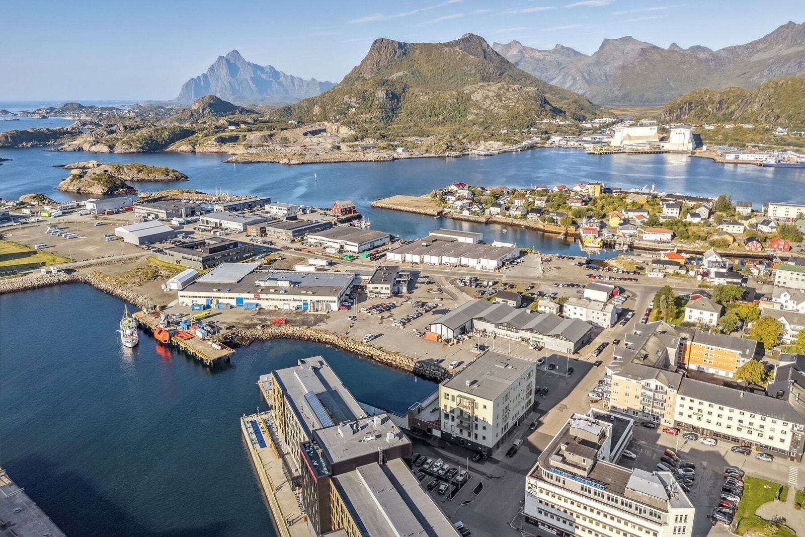 Dronebilde sommer Galleribilde