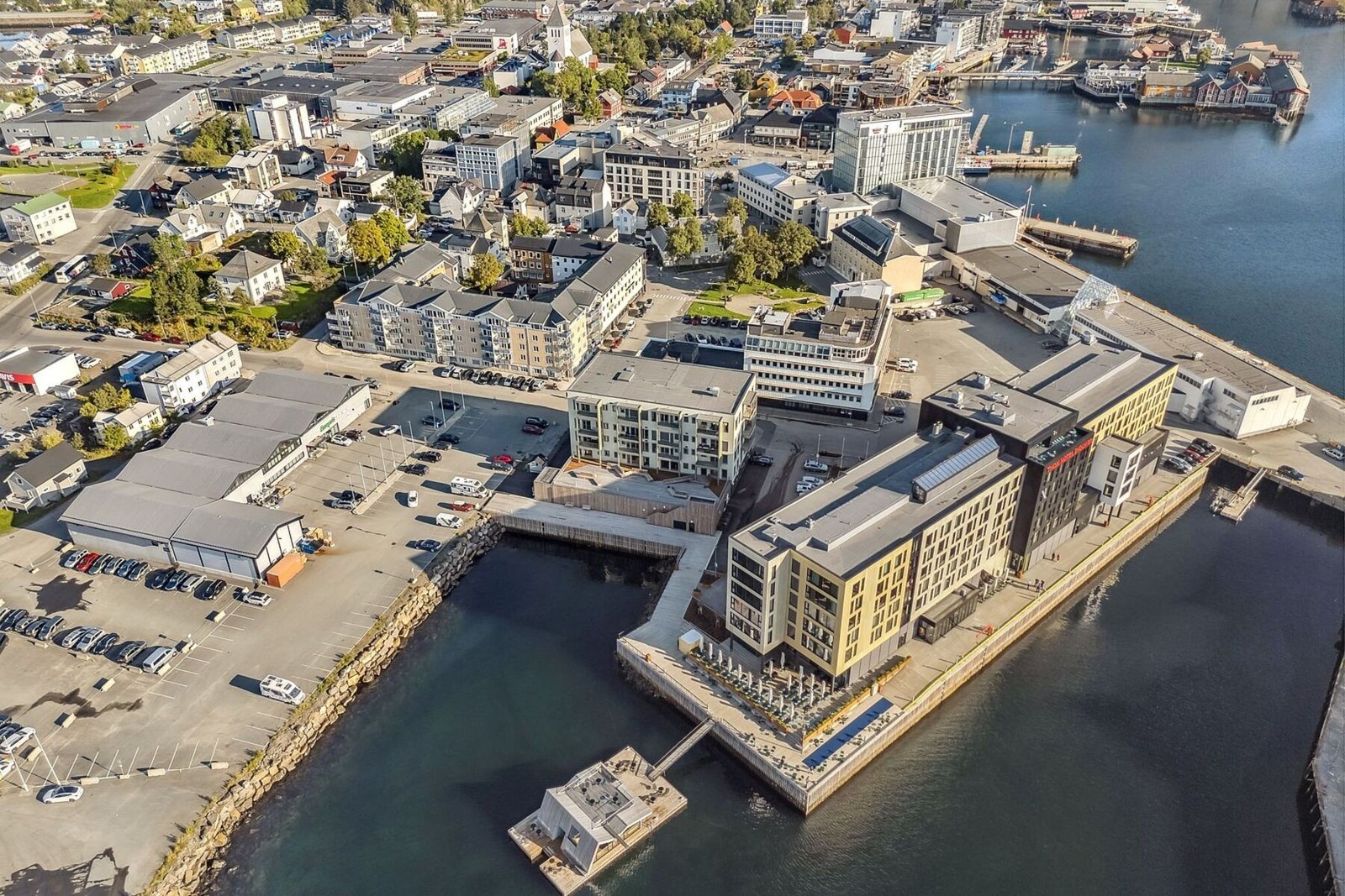 Dronebilde sommer Galleribilde