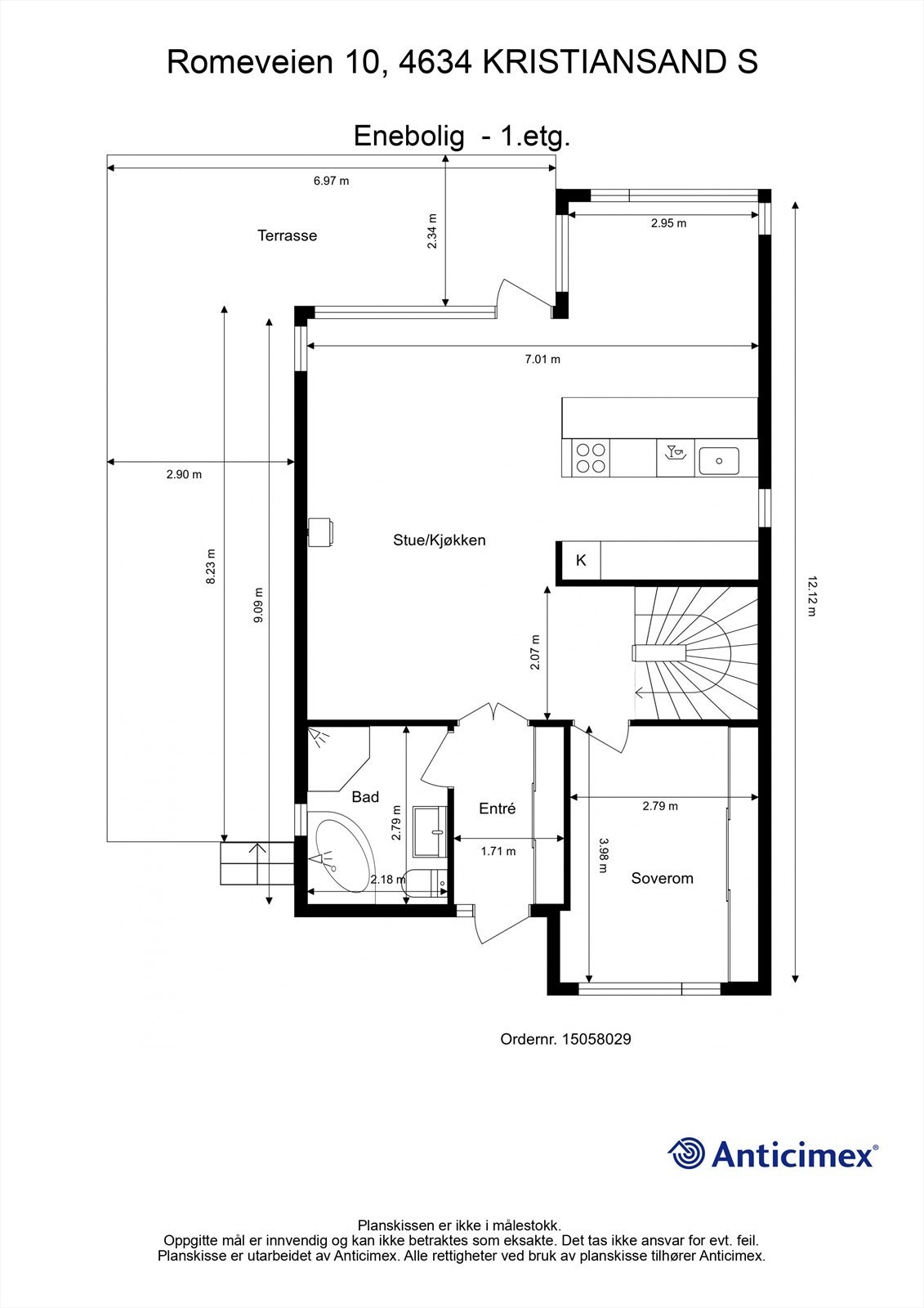Velkommen inn i boligens hovedetasje. Galleribilde