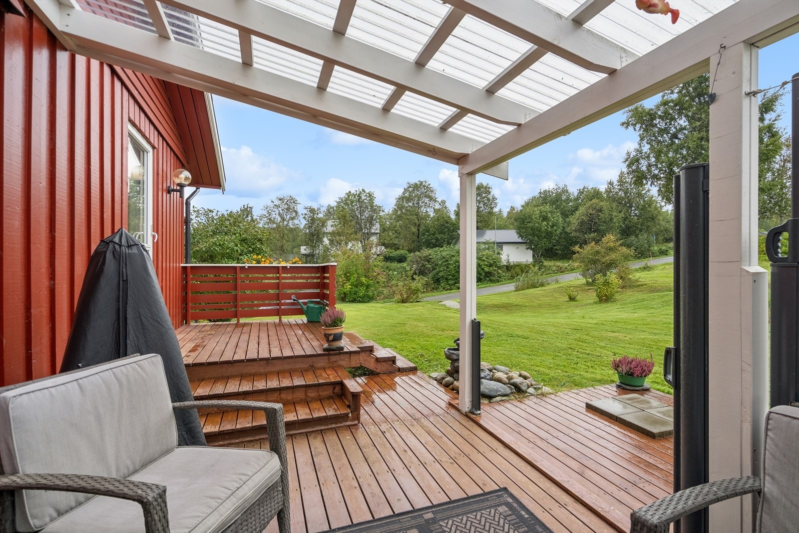 Fantastisk plass å nyte sene sommerkvelder. Galleribilde