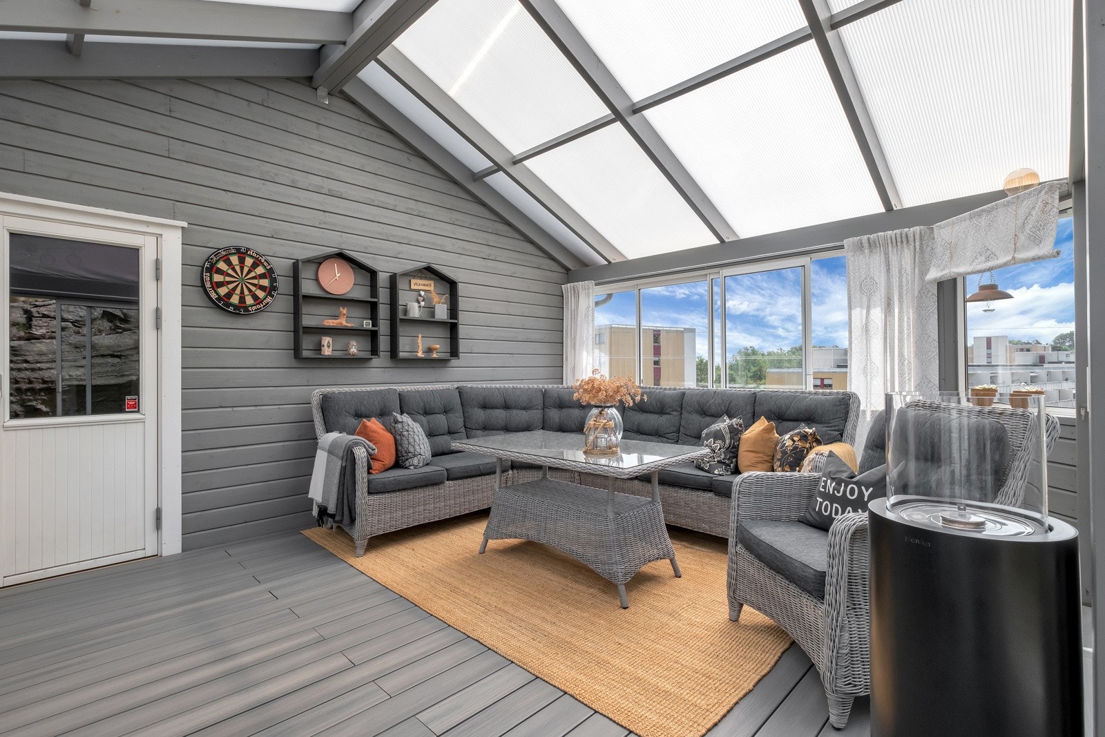 Hagestue. Galleribilde