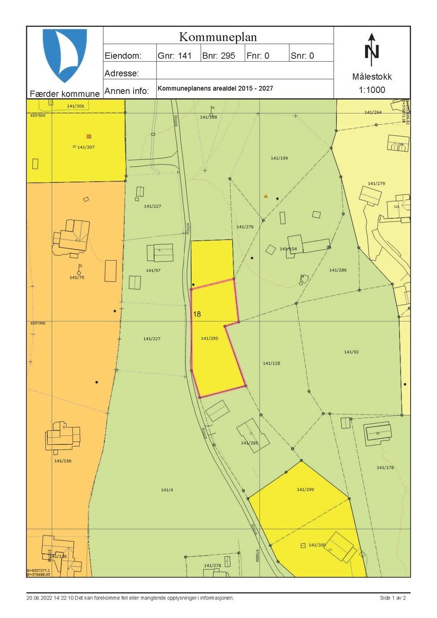 Reguleringskart Galleribilde