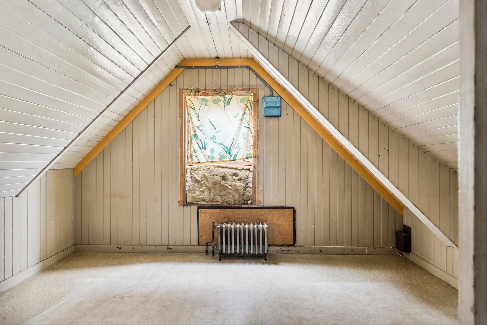 På loftet er det lagringsmuligheter Galleribilde