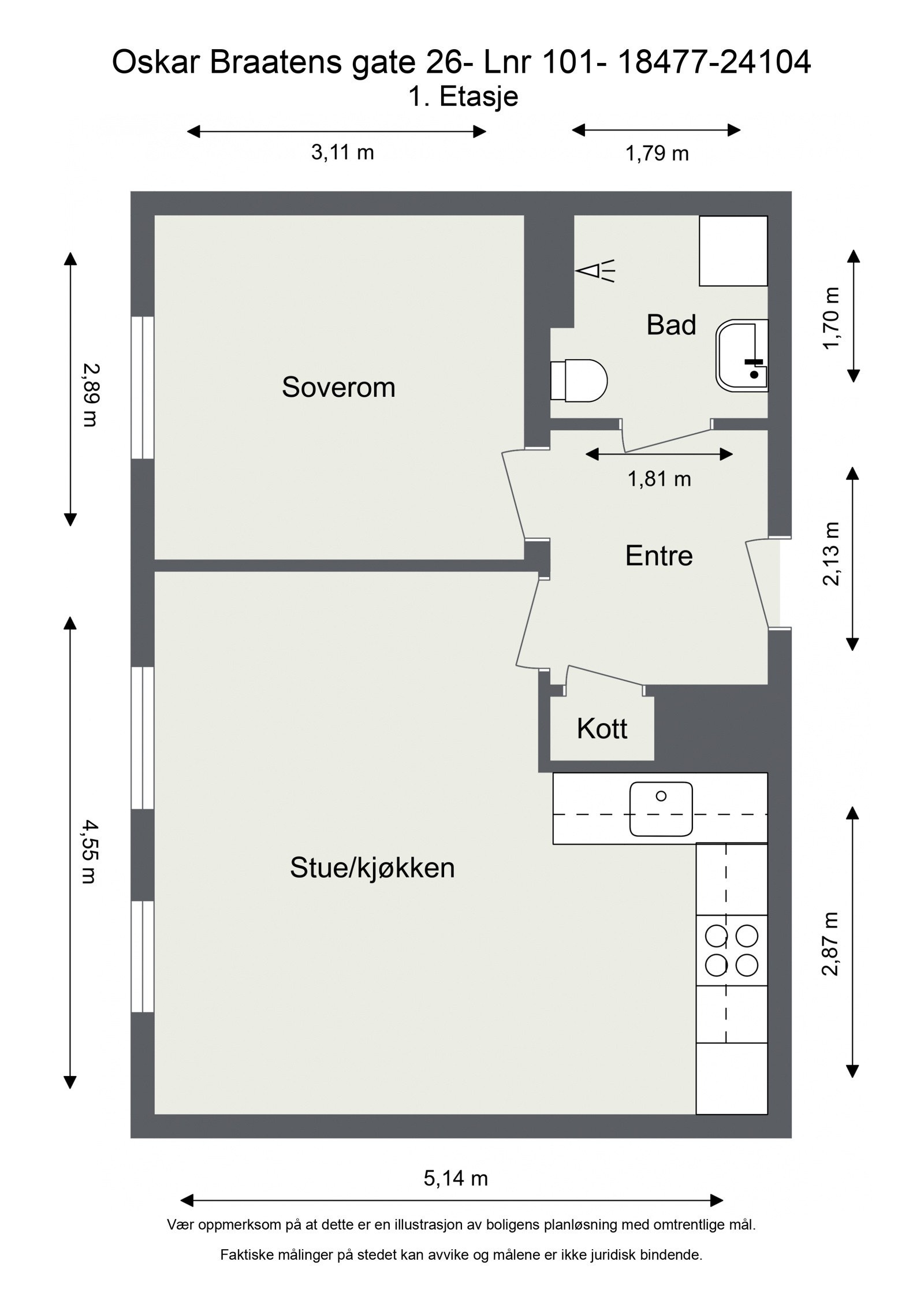 Gjør deg kjent med planløsning Galleribilde