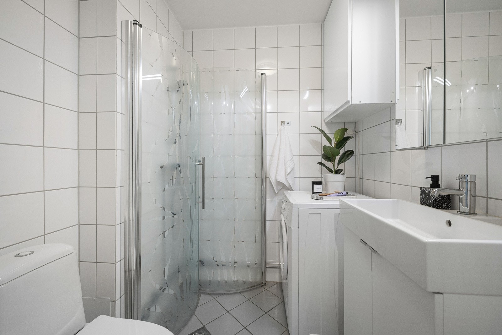 Badet er pusset opp i 2000, i borettslagets regi. Galleribilde