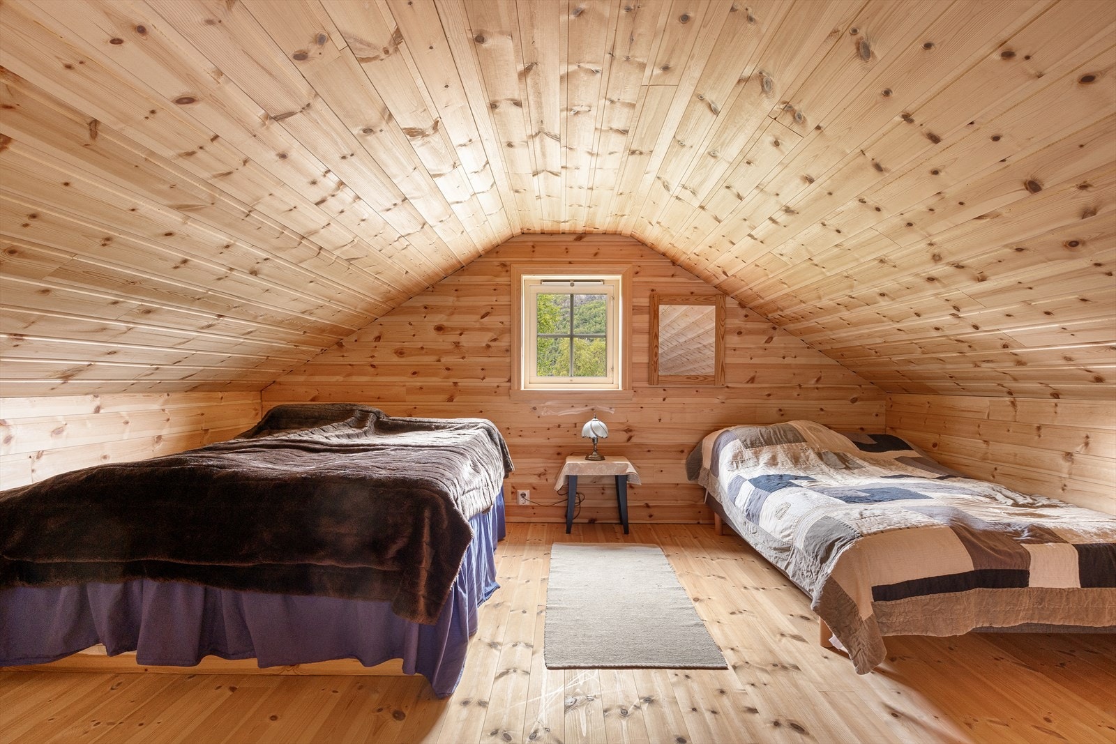 Loftet er innredet med ekstra soveplasser (ikke godkjent til varig opphold). Galleribilde