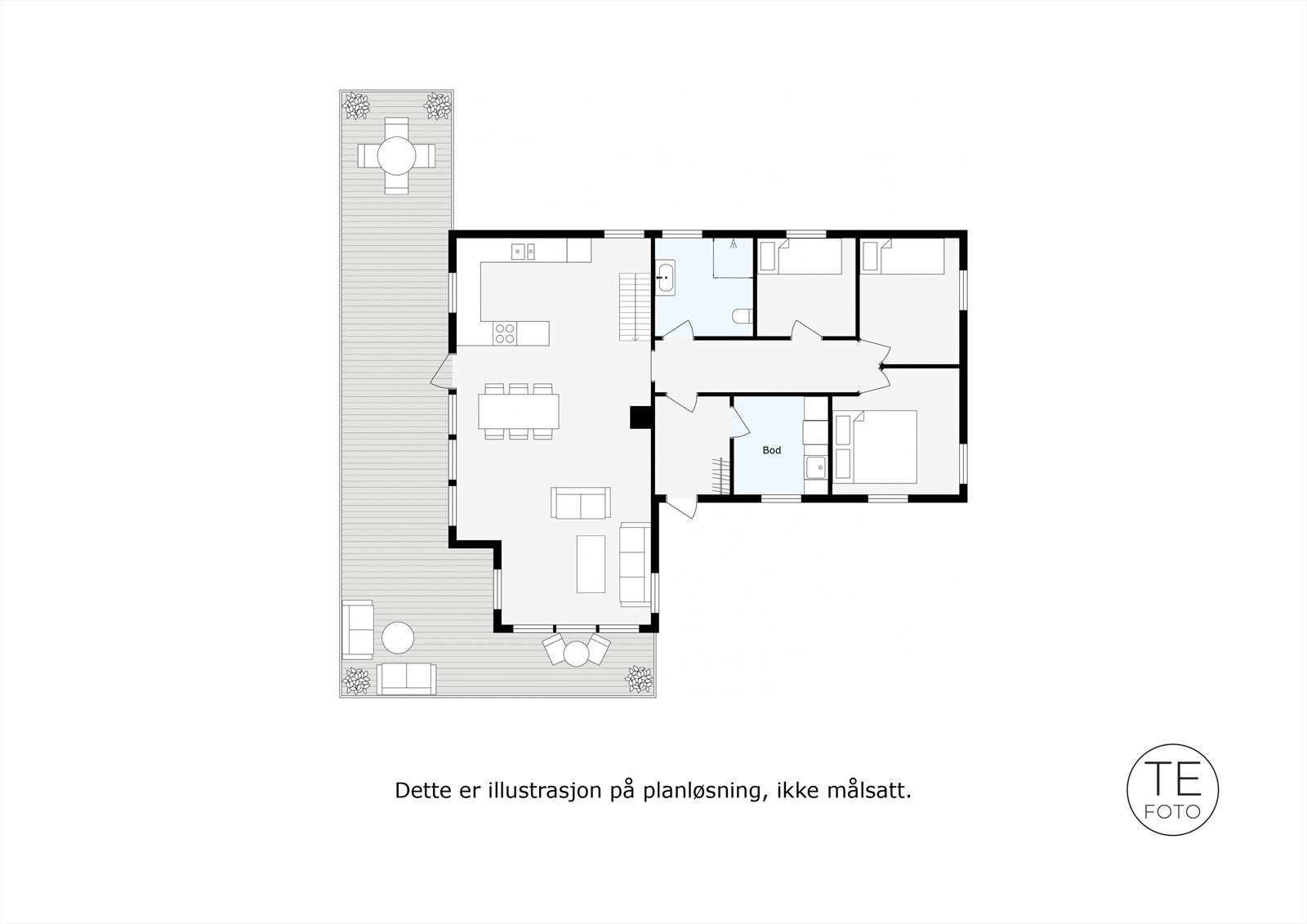 Plantegning 1. etasje. Galleribilde