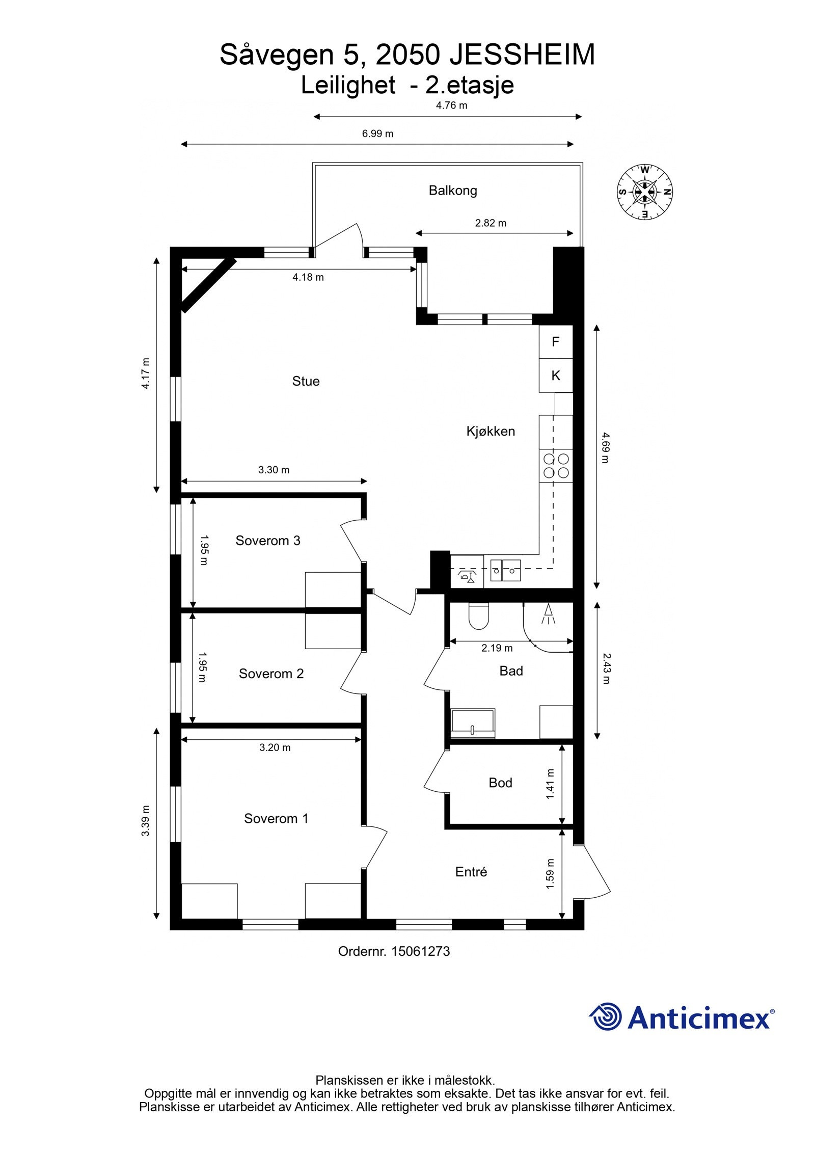 Plantegning - Såvegen 5 Galleribilde