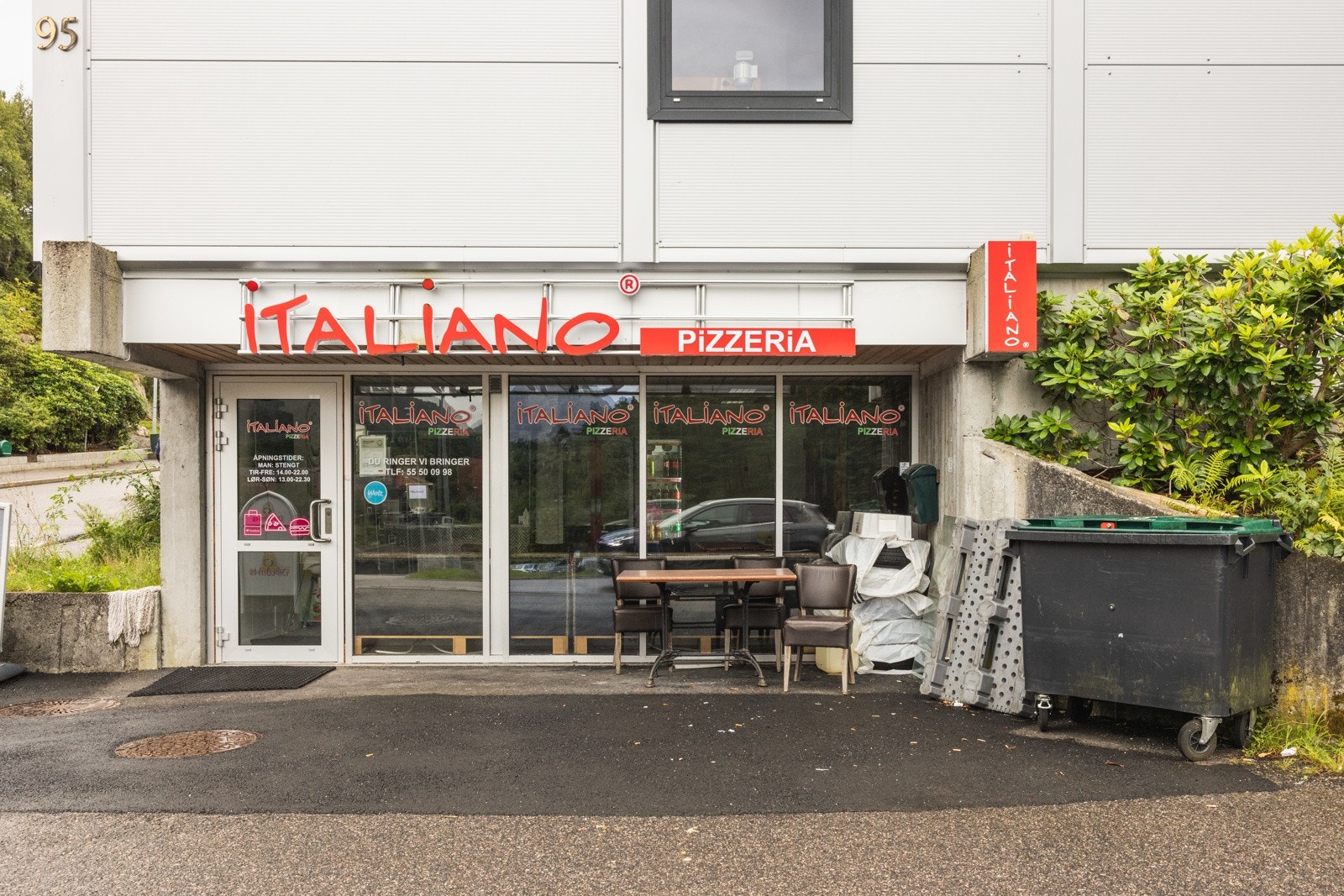 Italiano pizzeria ligger rett ved og er ikke et dumt valg på en lørdagskveld. Galleribilde
