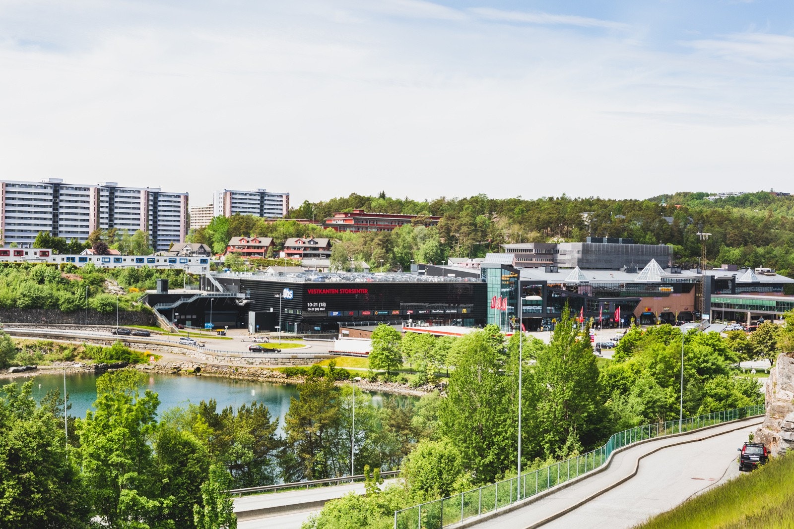 Vestkanten byr på et bredt utvalg av butikker. Galleribilde